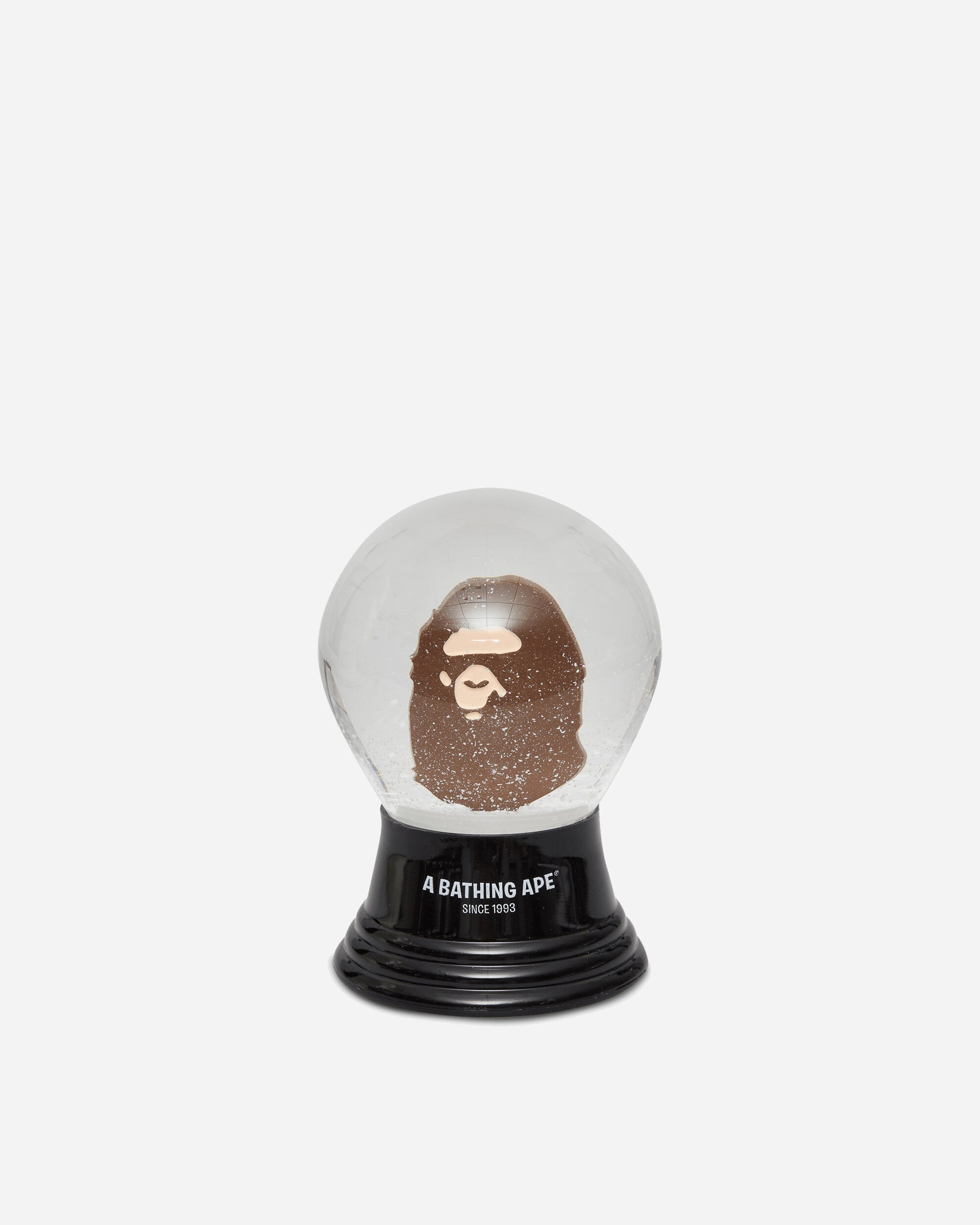 Оригінальна Ape Head Snow Globe Brown A bathing ape – боковий вид