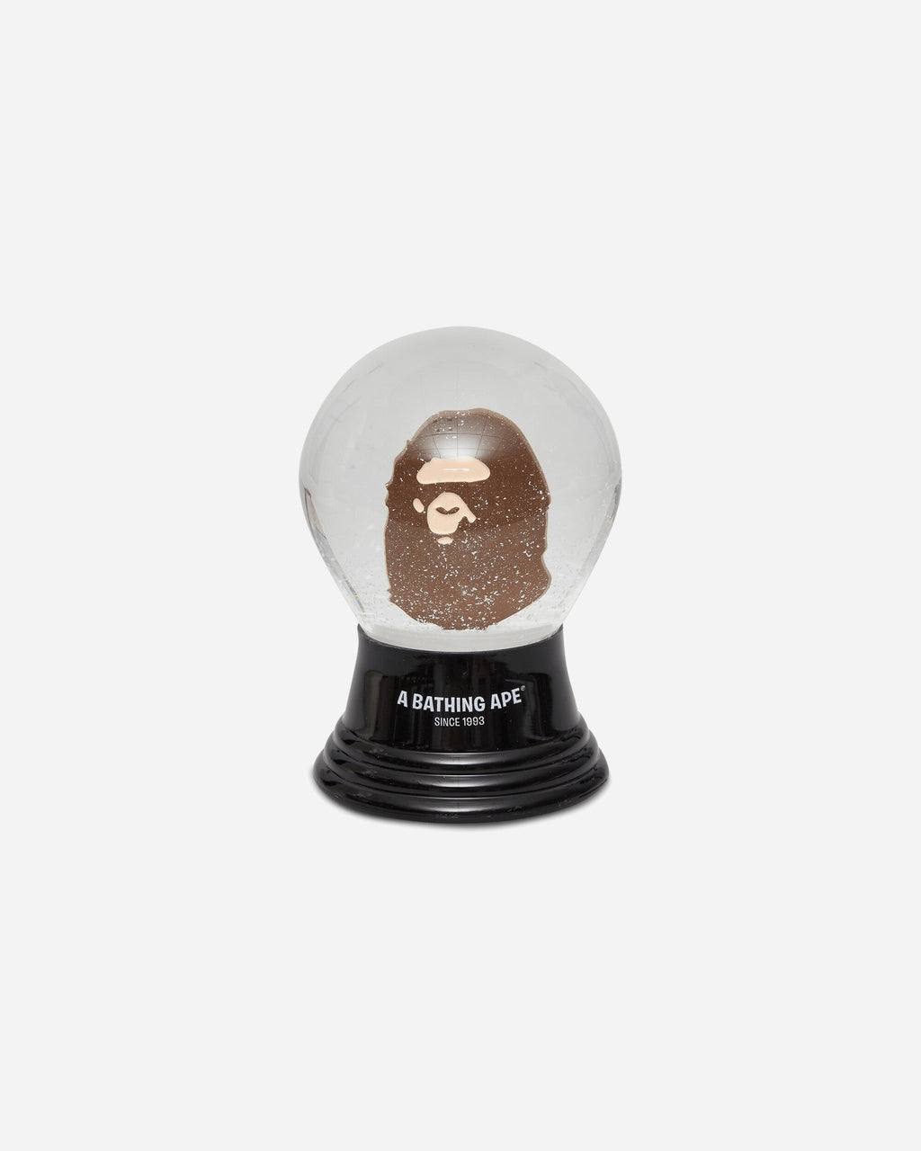 Оригінальна Ape Head Snow Globe Brown A bathing ape – вид ззаду