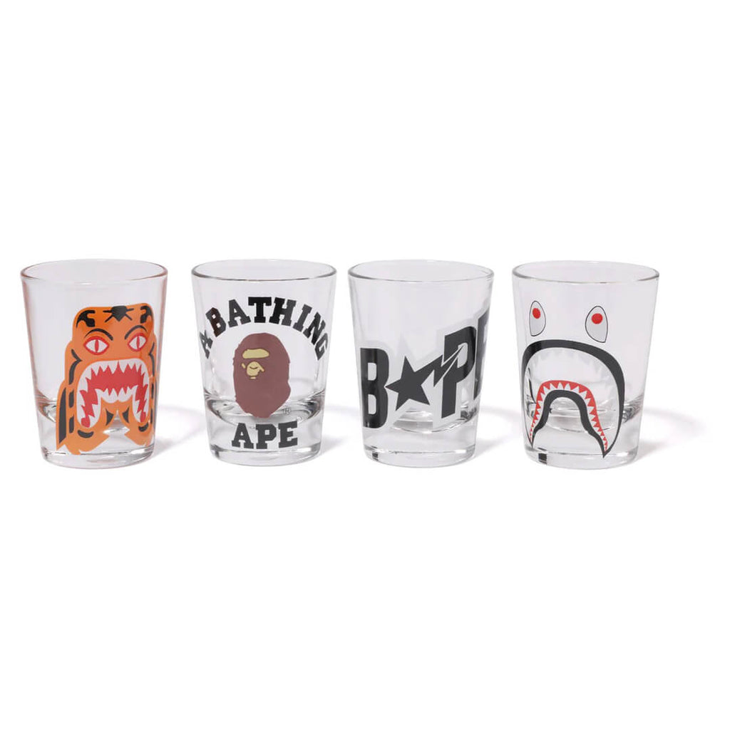 Оригінальна Shot Glass Set Clear A bathing ape – боковий вид