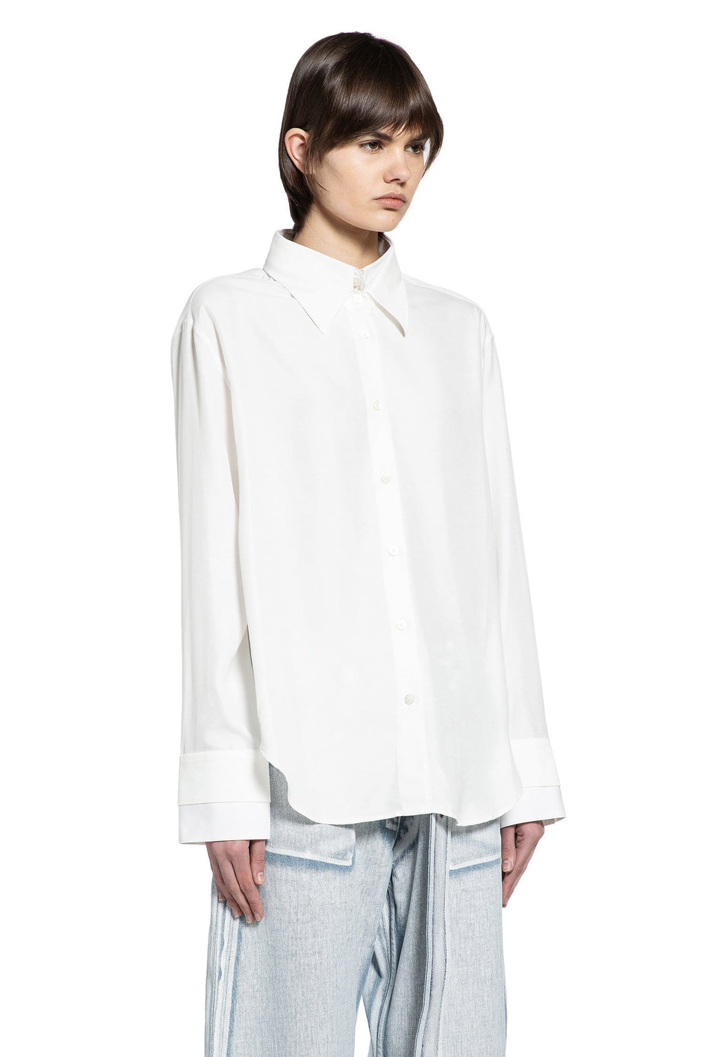 Layered Button-Up Shirt Acne studios – Гарантія оригінальності – детальний вид