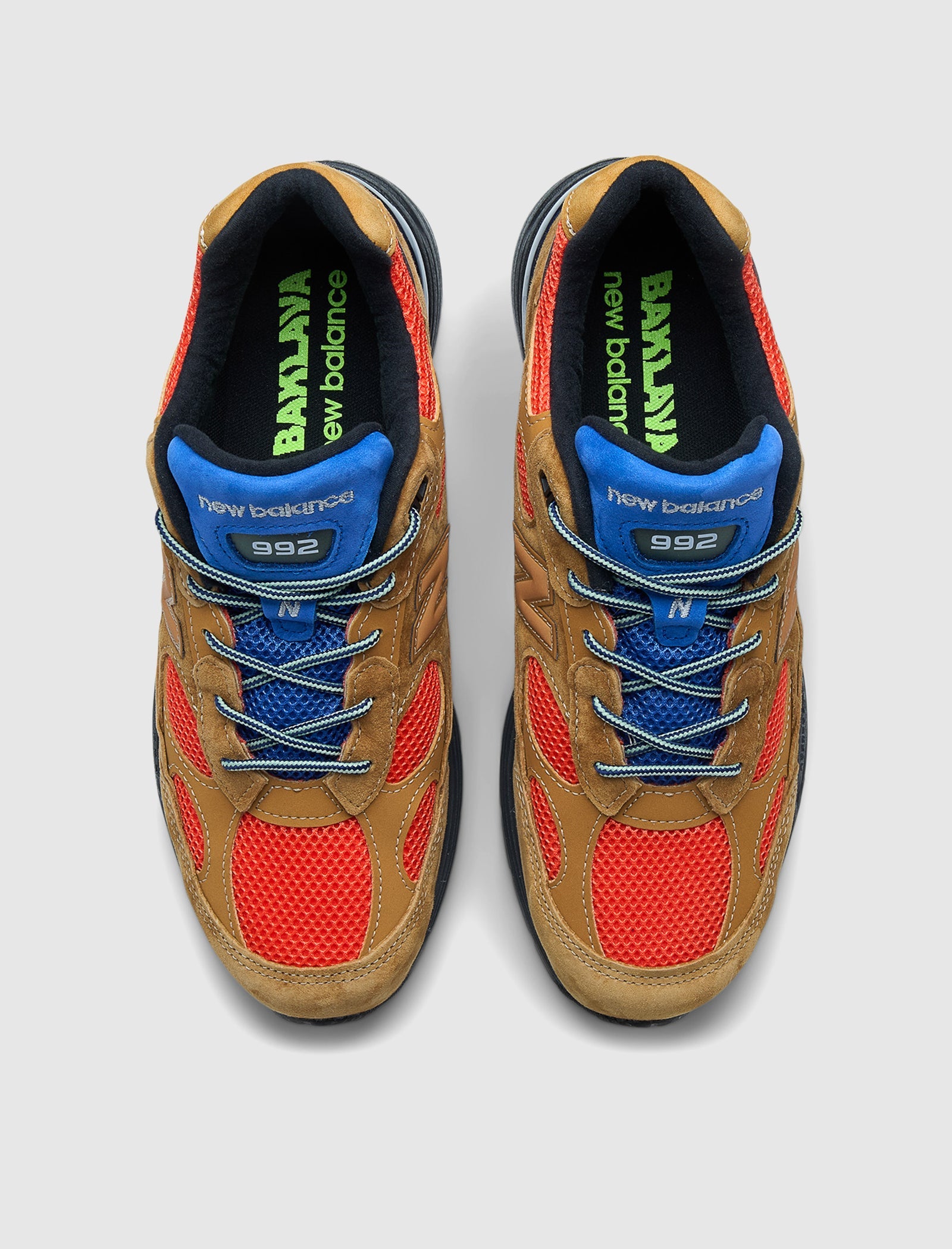 Оригінальна Action Bronson X Made In Usa 992 Golden Brown New balance – детальний вид