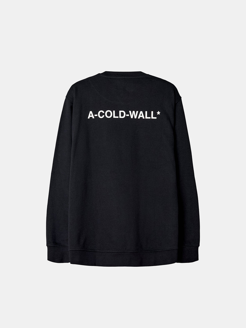 Оригінальна Burcham Logo Crew Black A cold wall – вид ззаду