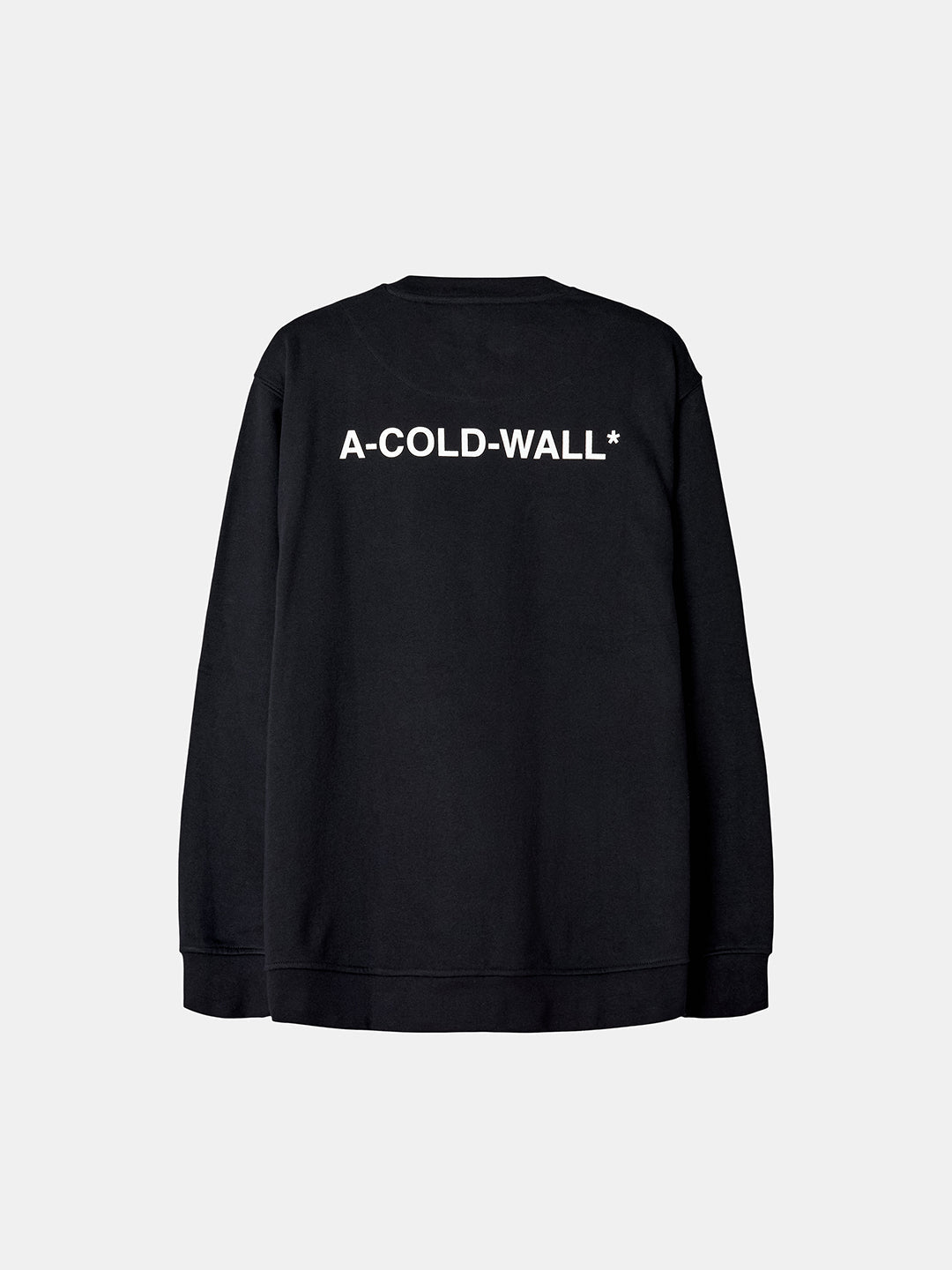 Оригінальна Burcham Logo Crew Black A cold wall – вид ззаду
