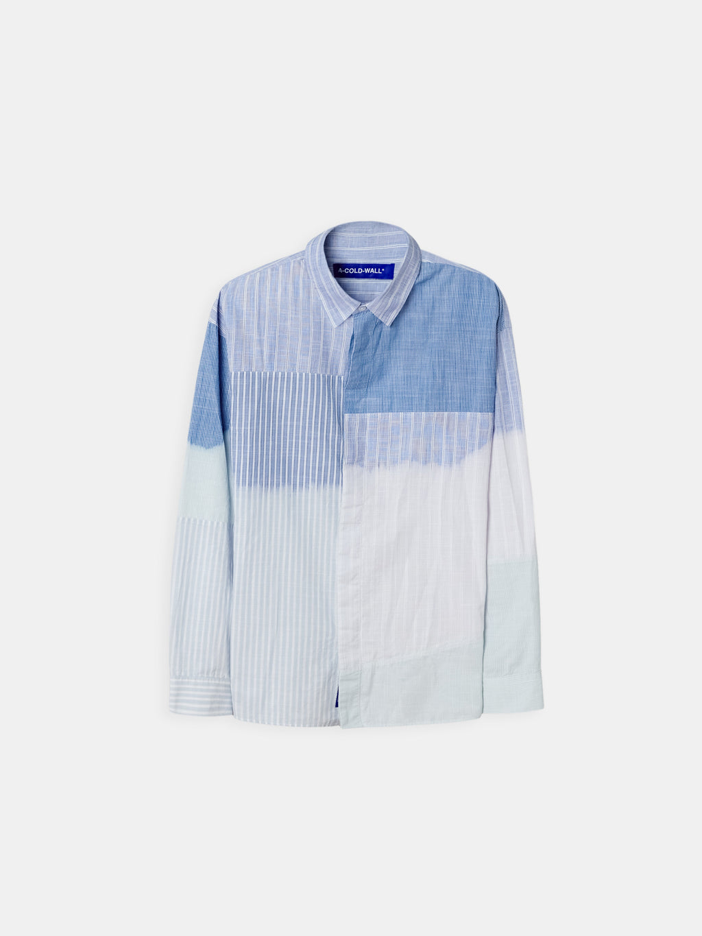 Fade Out Stripe Shirt Blue A cold wall оригінал – Купити в Україні – боковий вид