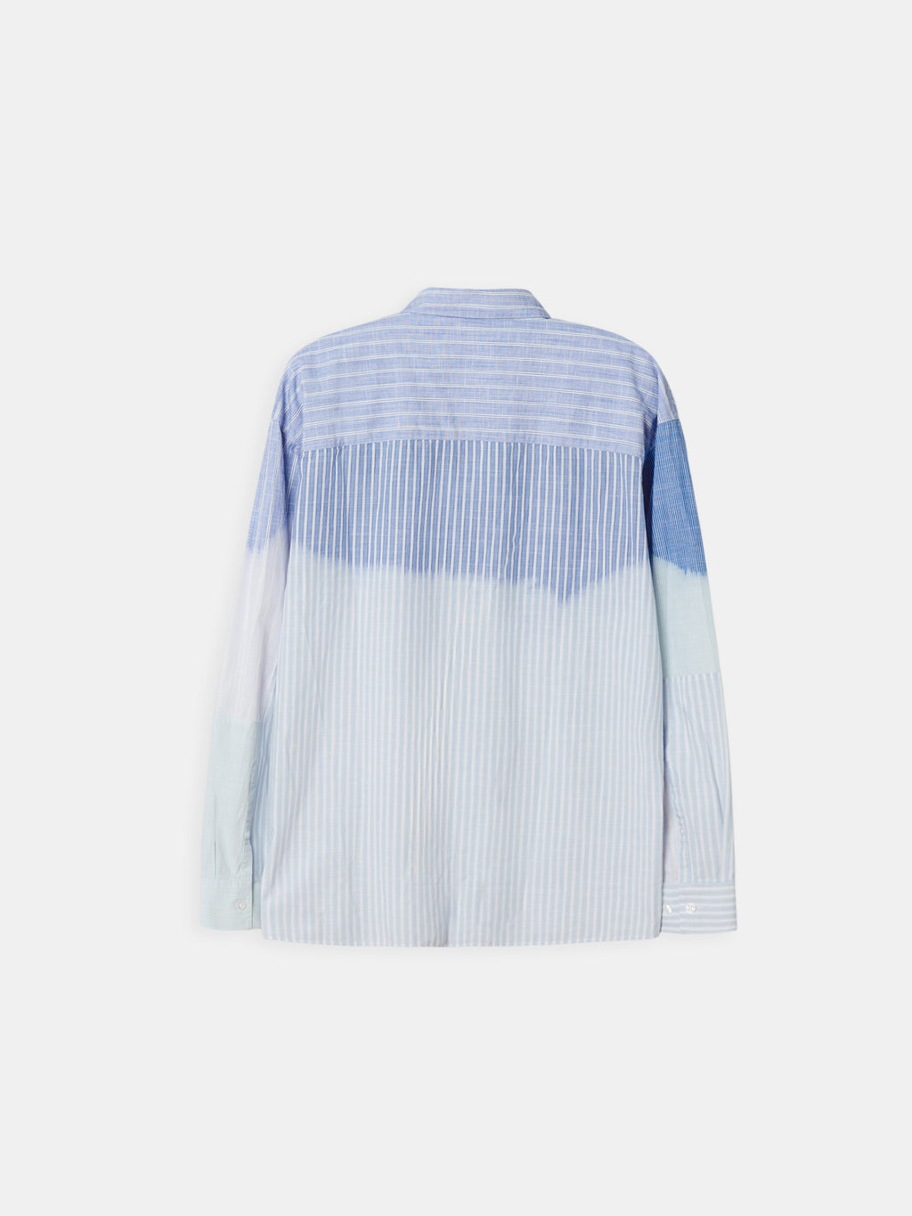 Fade Out Stripe Shirt Blue A cold wall оригінал – Купити в Україні – вид ззаду