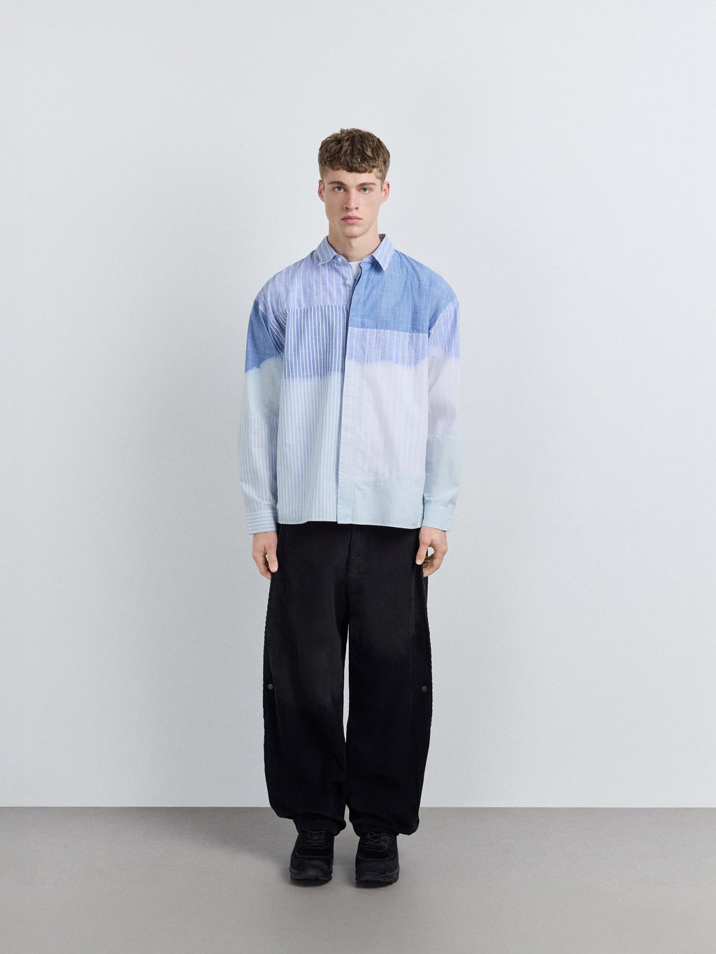 Fade Out Stripe Shirt Blue A cold wall оригінал – Купити в Україні – детальний вид