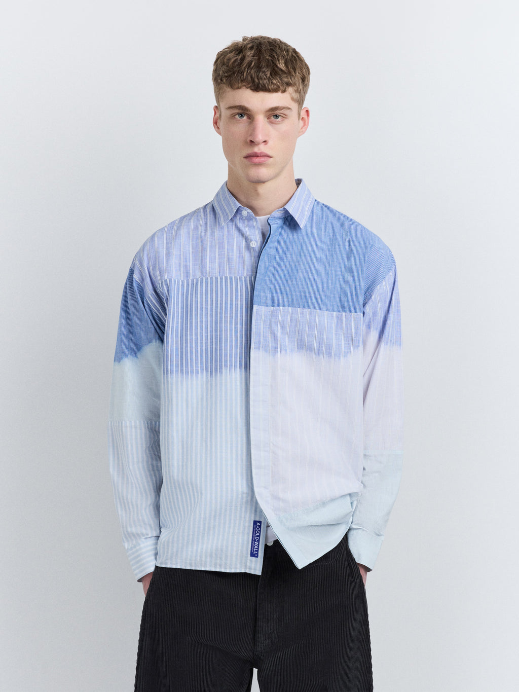 Fade Out Stripe Shirt Blue A cold wall оригінал – Купити в Україні – збільшений вид