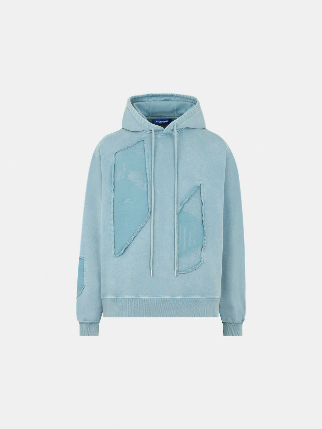 Oblique Hoodie Grey-Green Tourmaline A cold wall – Гарантія оригінальності – боковий вид