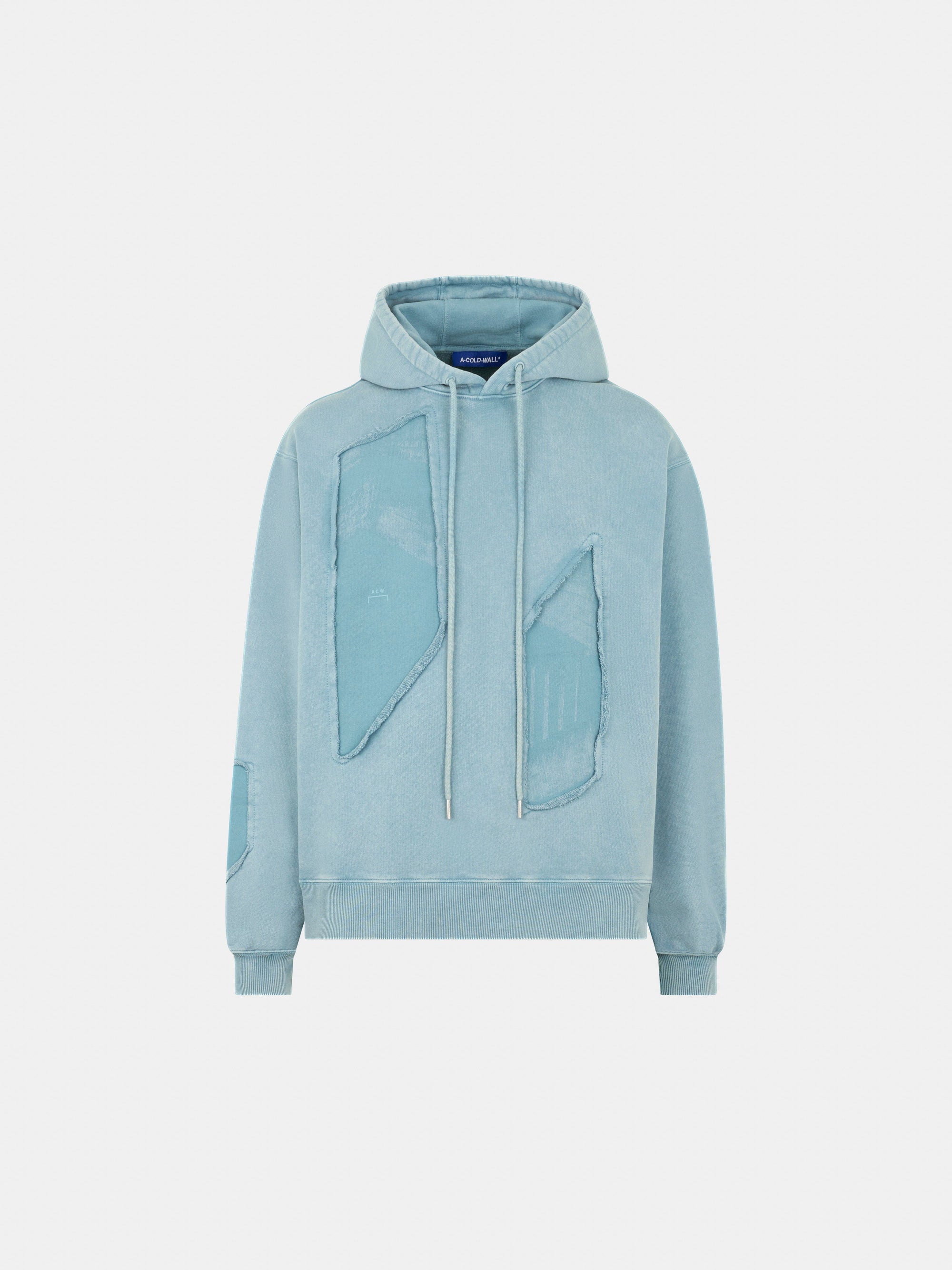 Oblique Hoodie Grey-Green Tourmaline A cold wall – Гарантія оригінальності – боковий вид