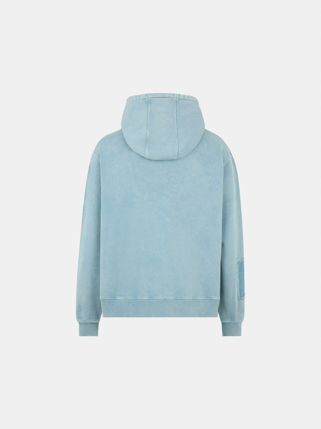 Oblique Hoodie Grey-Green Tourmaline A cold wall – Гарантія оригінальності – вид ззаду