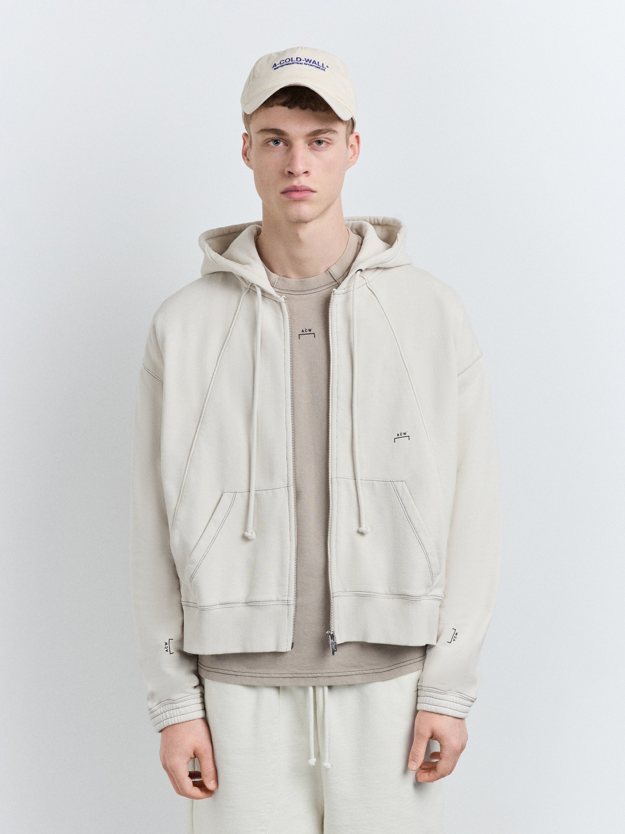 Millbank Zip Hoodie Bone A cold wall оригінал – Купити в Україні – збільшений вид