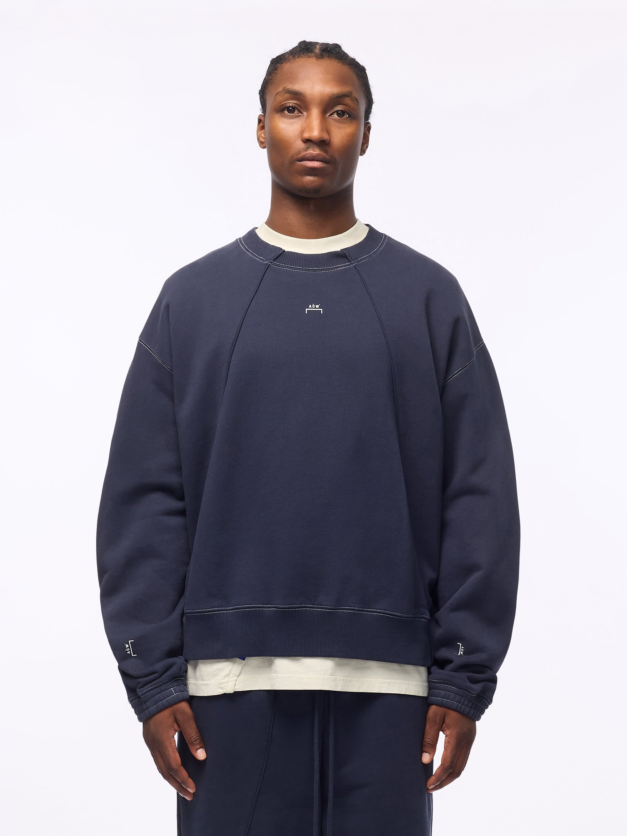 Оригінальна Millbank Crewneck Midnight A cold wall – детальний вид