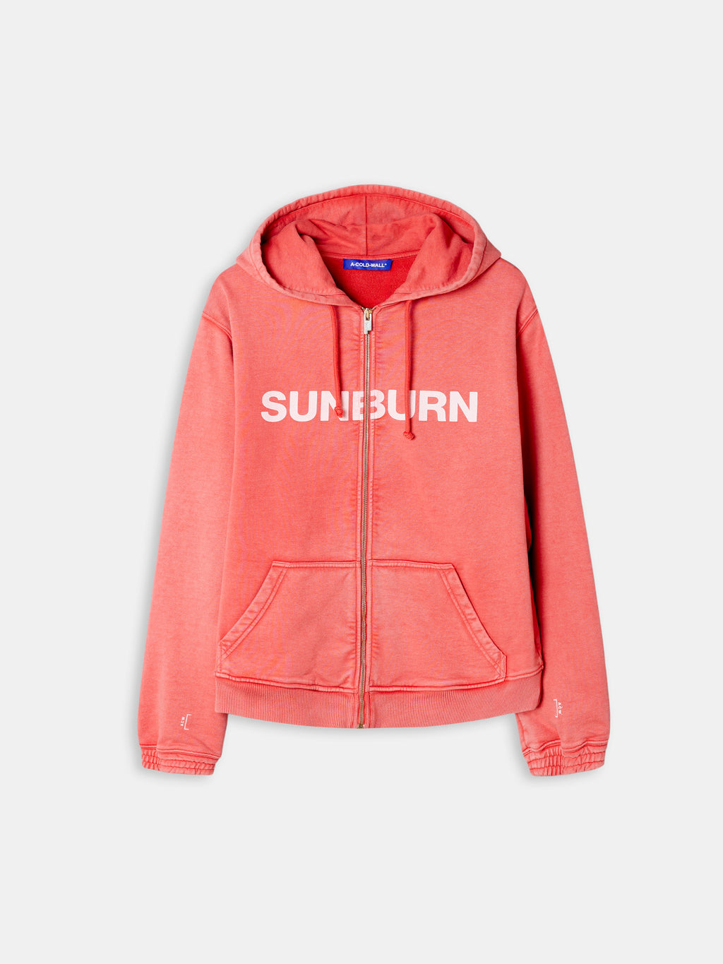 Sunburn Zip Hoodie Cardinal Red A cold wall оригінал – Купити в Україні – боковий вид