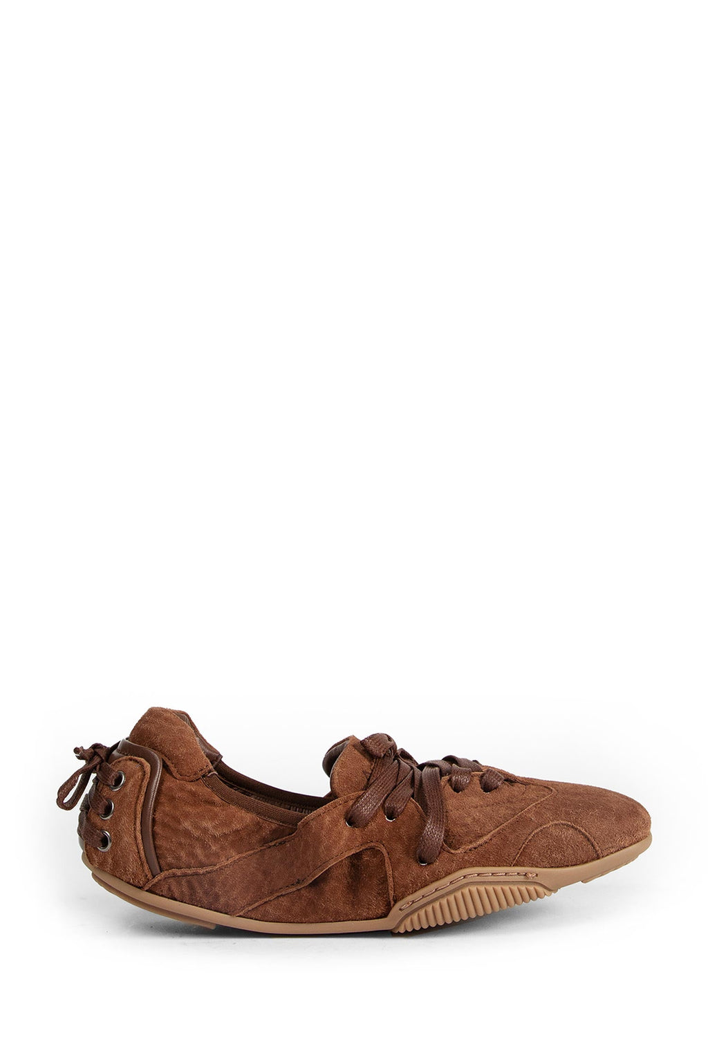Lace-Up Suede Shoes Acne studios – Гарантія оригінальності – боковий вид