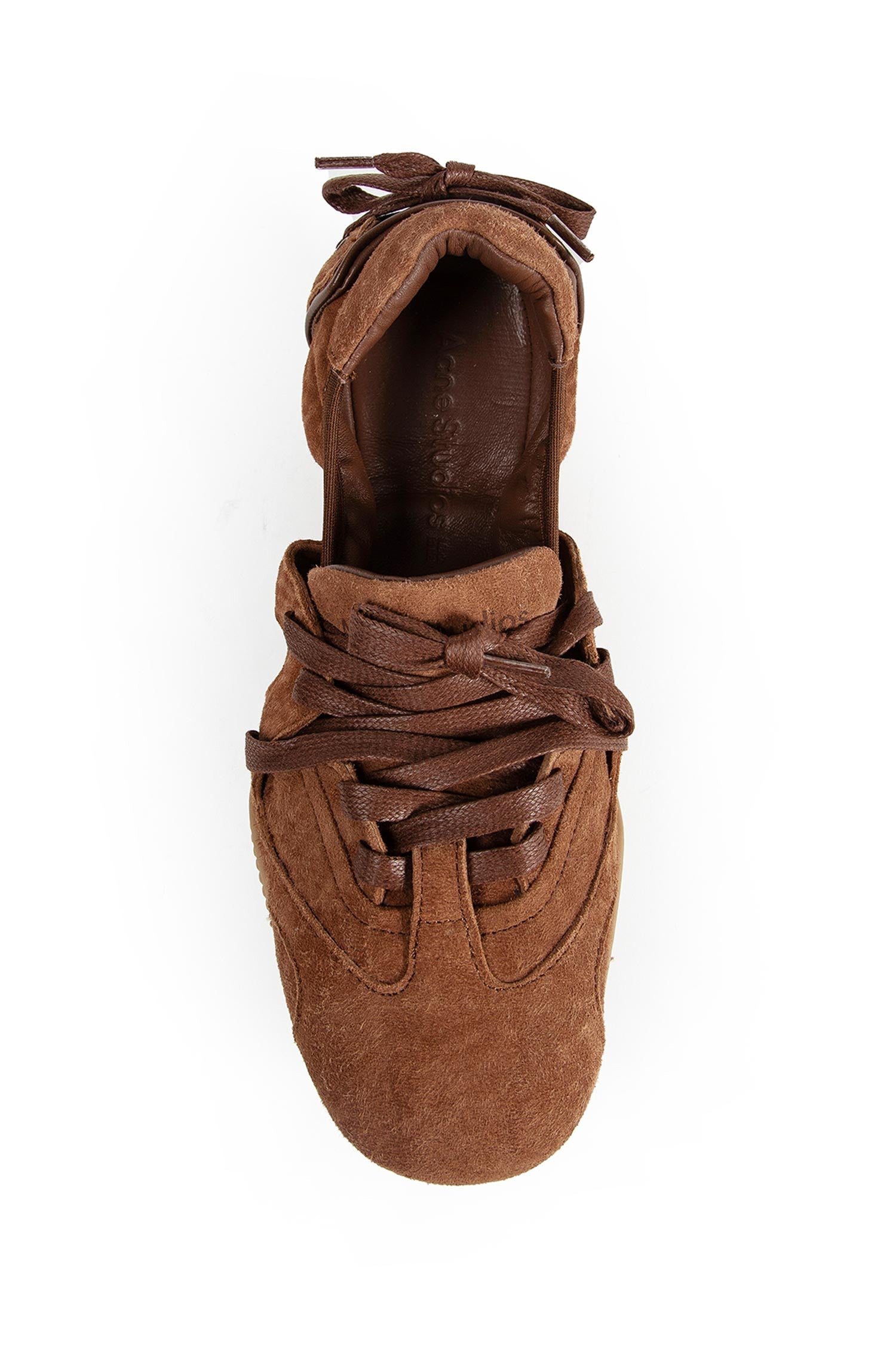 Lace-Up Suede Shoes Acne studios – Гарантія оригінальності – вид 6