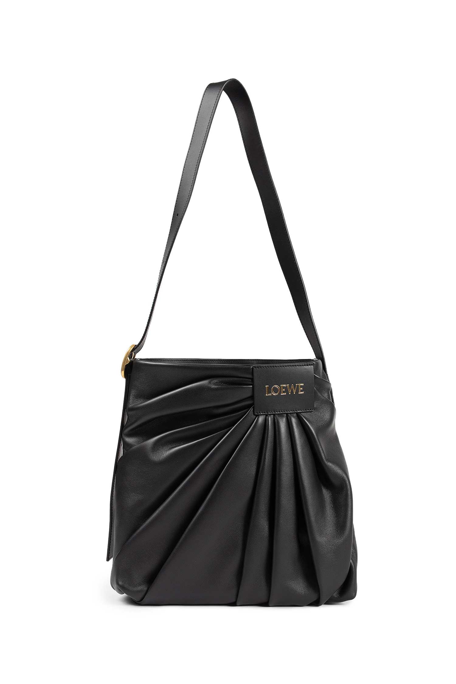 Draped Tote Bag Loewe – Гарантія оригінальності – боковий вид
