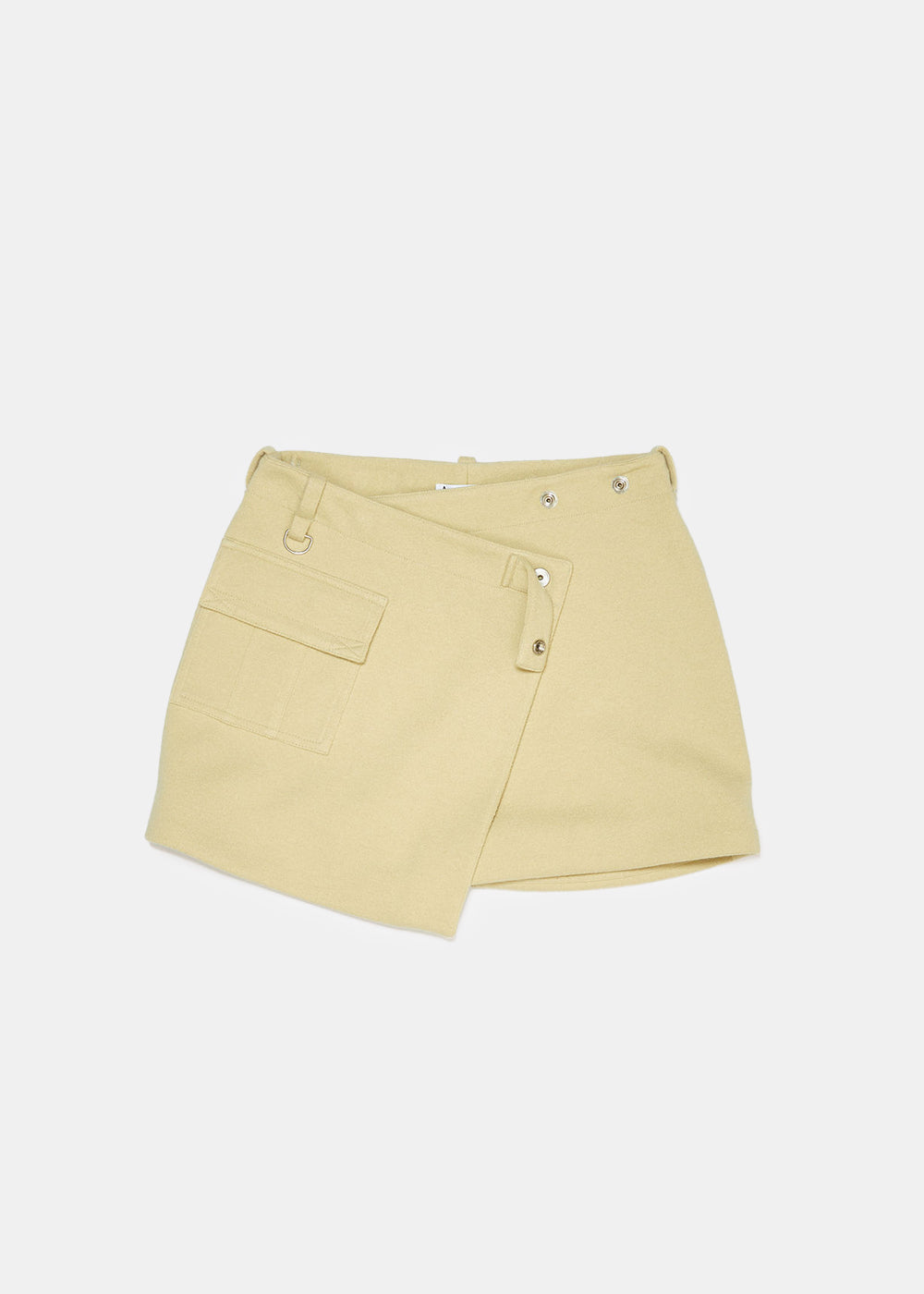 Straw Yelloe Short Skirts Acne studios – Гарантія оригінальності – боковий вид