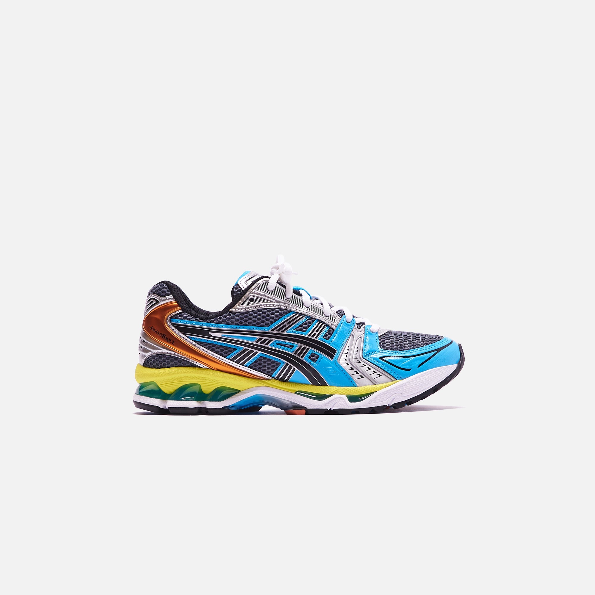 Оригінальна X Angelo Baque Gel Kayano 14 Multicolor Asics – боковий вид