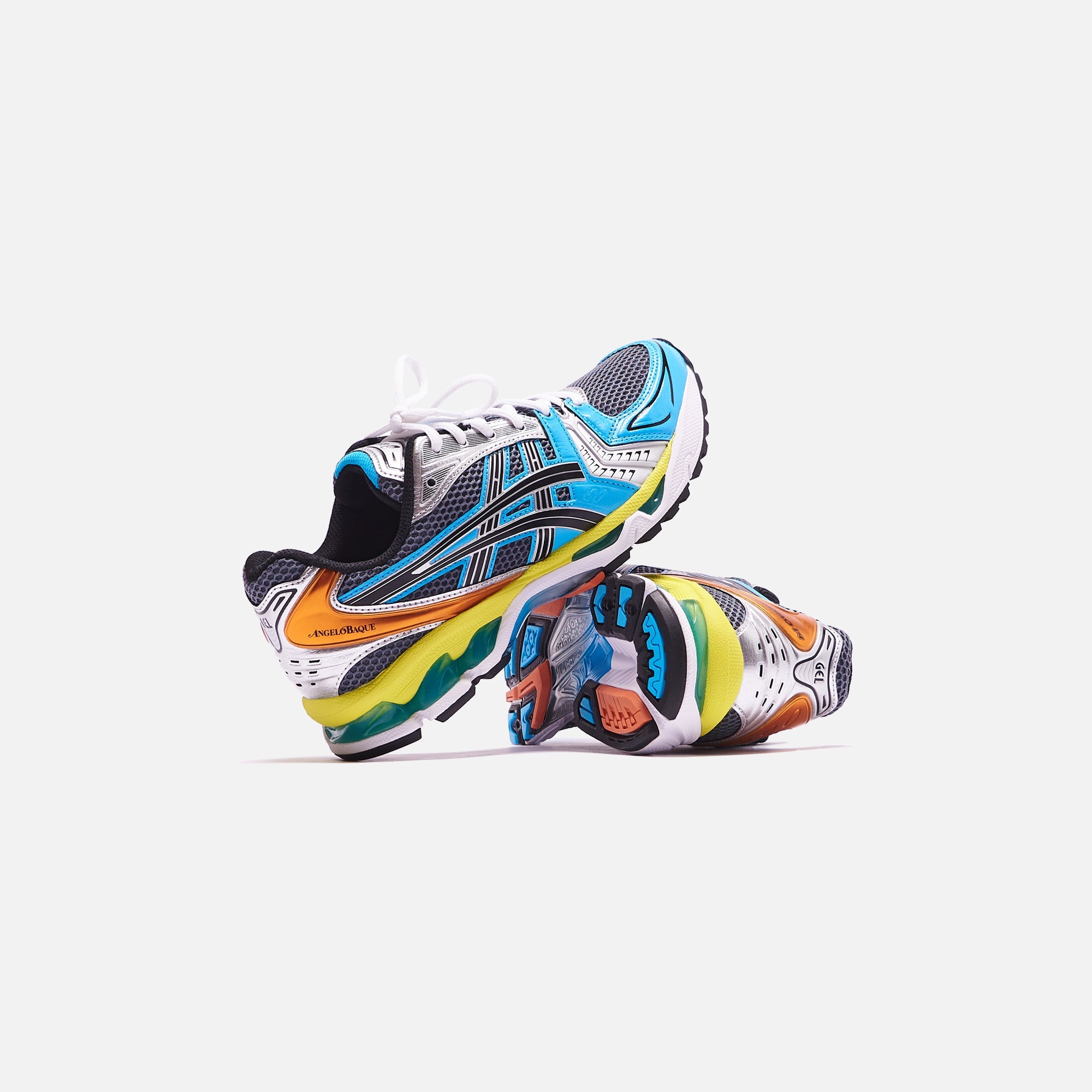 Оригінальна X Angelo Baque Gel Kayano 14 Multicolor Asics – вид ззаду