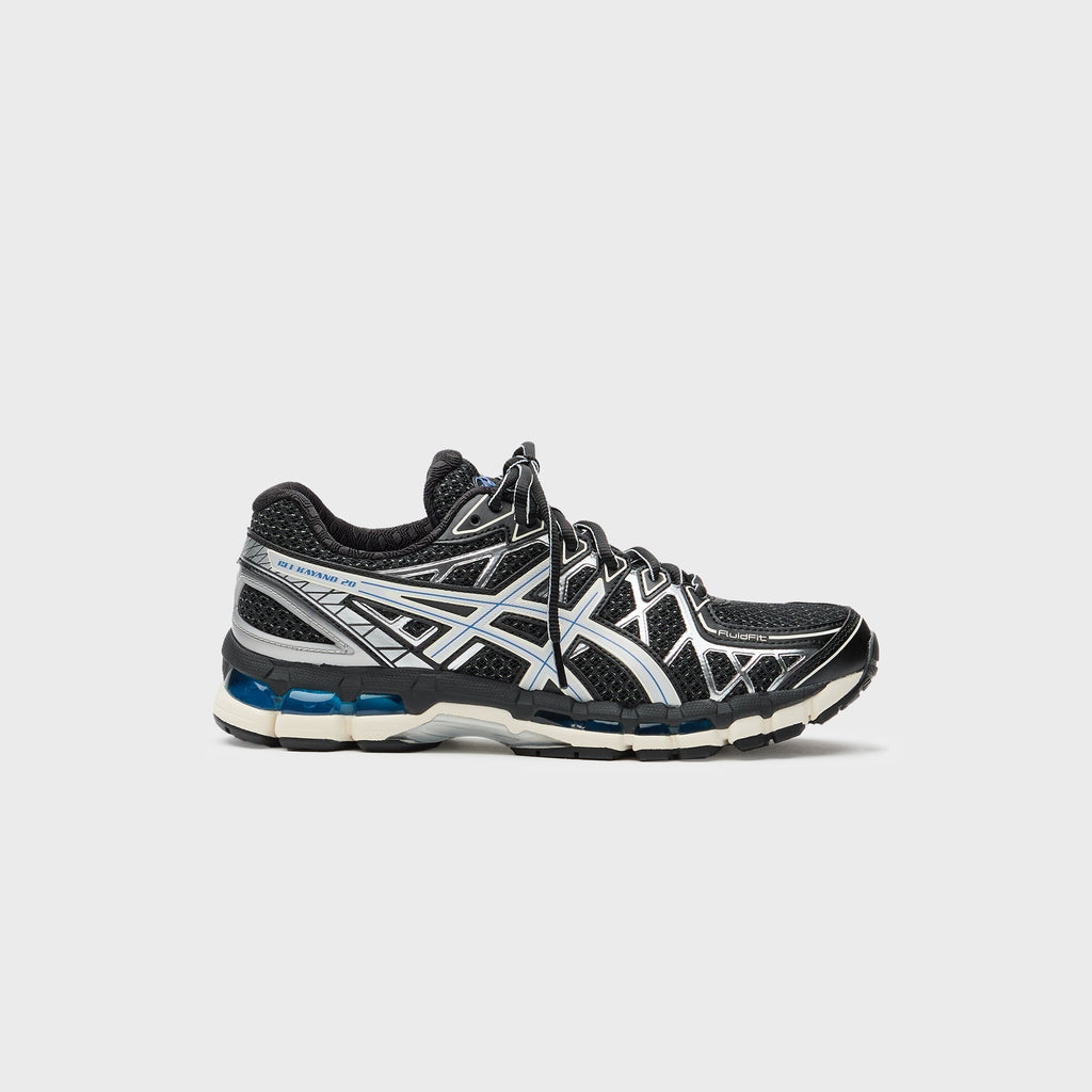 Оригінальна Gel Kayano 20 Black Asics – боковий вид
