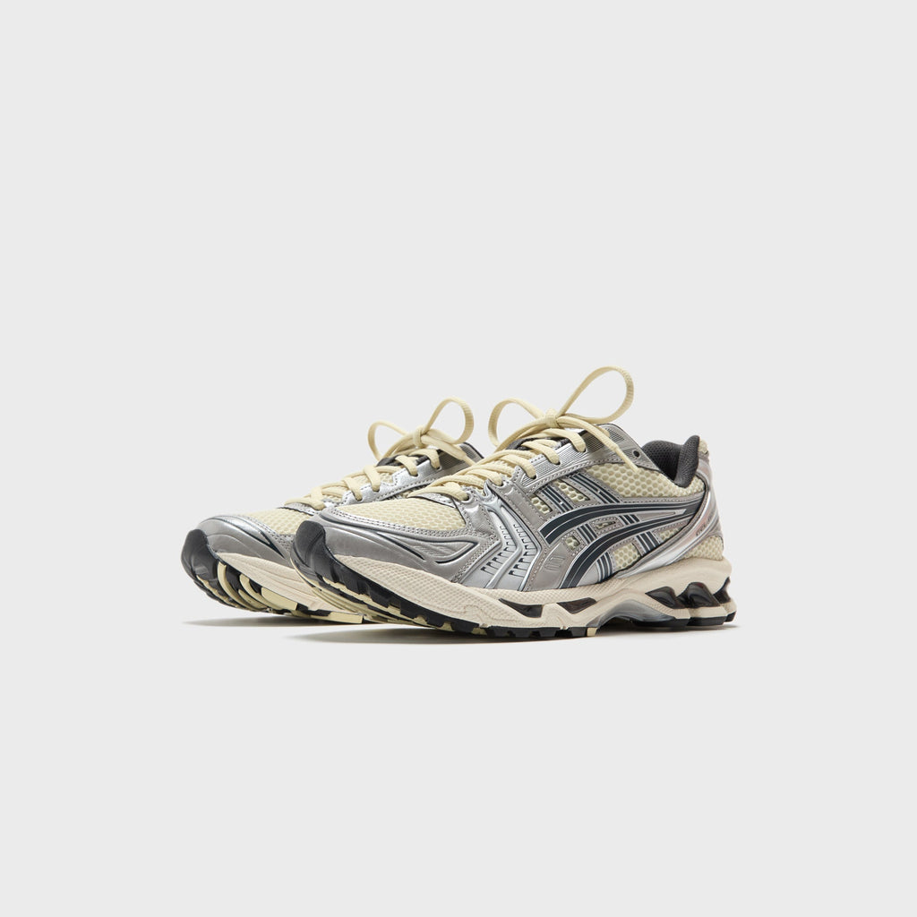 Gel Kayano 14 Oyster White Asics – Гарантія оригінальності – вид ззаду