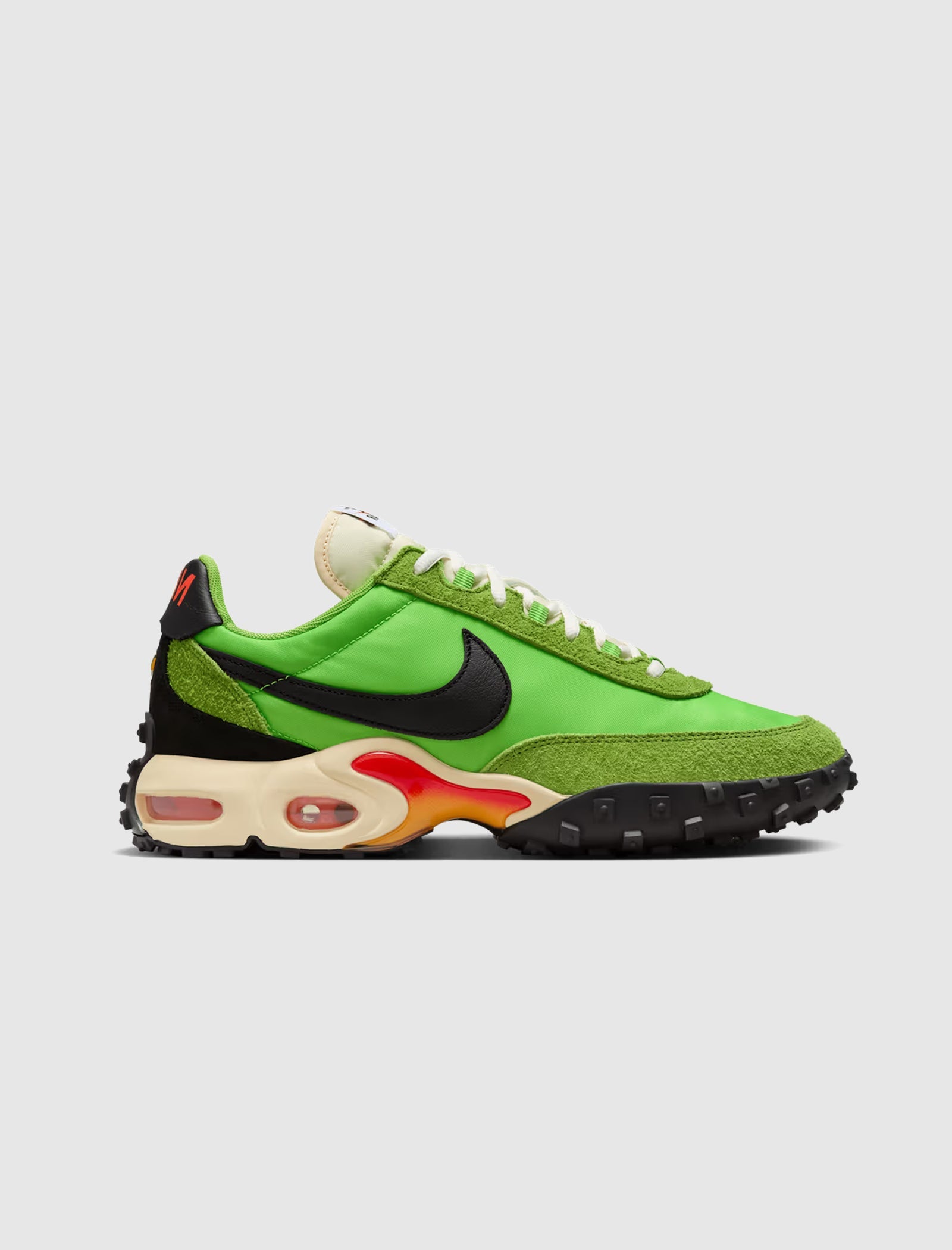 Оригінальна Air Max Waffle Action Green Nike – боковий вид