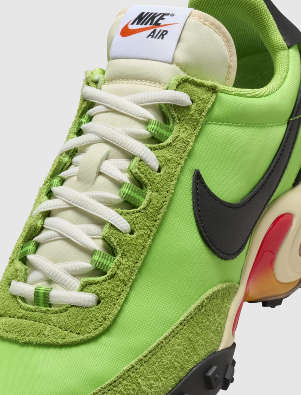 Оригінальна Air Max Waffle Action Green Nike – вид ззаду