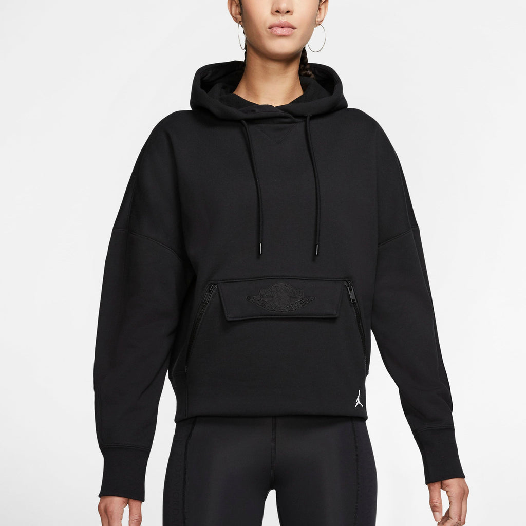 Оригінальна Womens Fleece Hoodie [cq6671 010] Air jordan – детальний вид