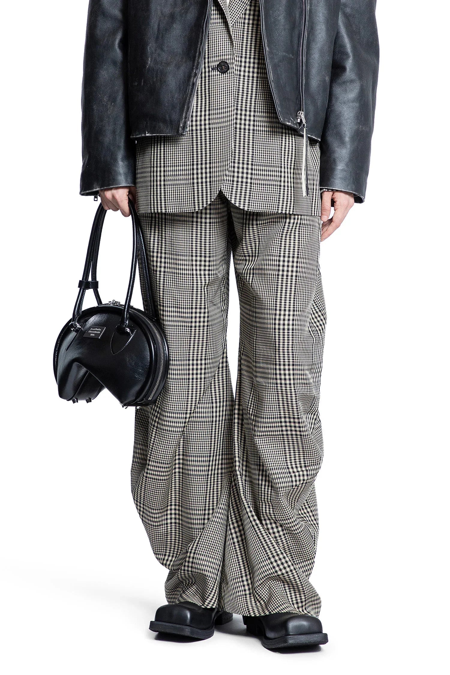 Оригінальна Woman Brown Trousers Acne studios – боковий вид