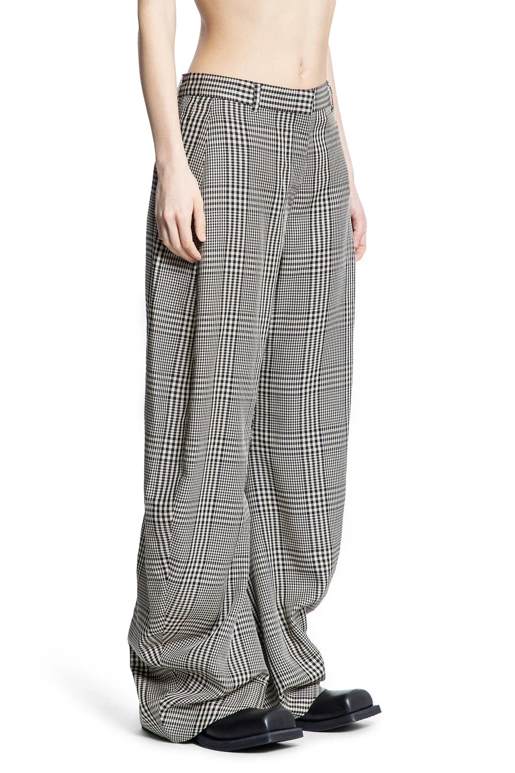 Оригінальна Woman Brown Trousers Acne studios – детальний вид