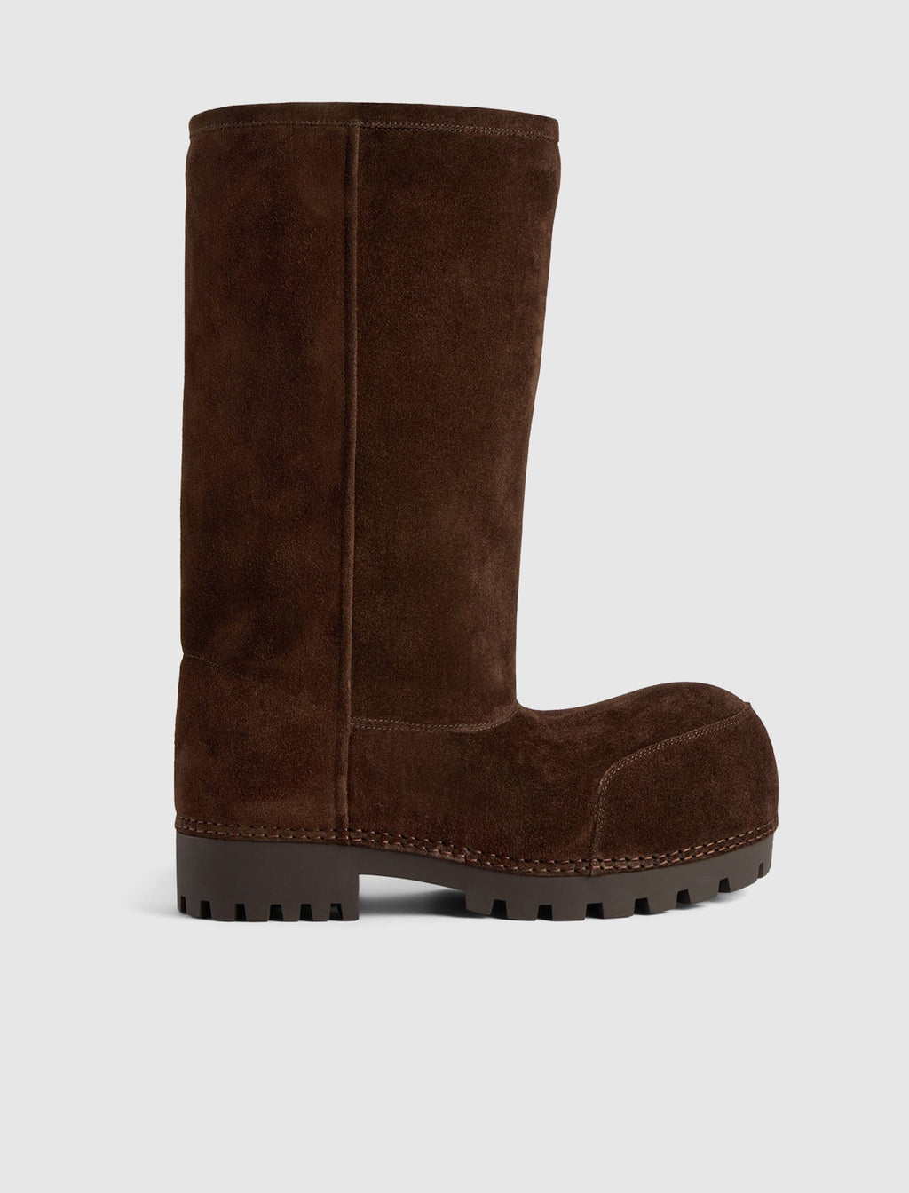 Оригінальна Alaska Fur High Boot Balenciaga – боковий вид