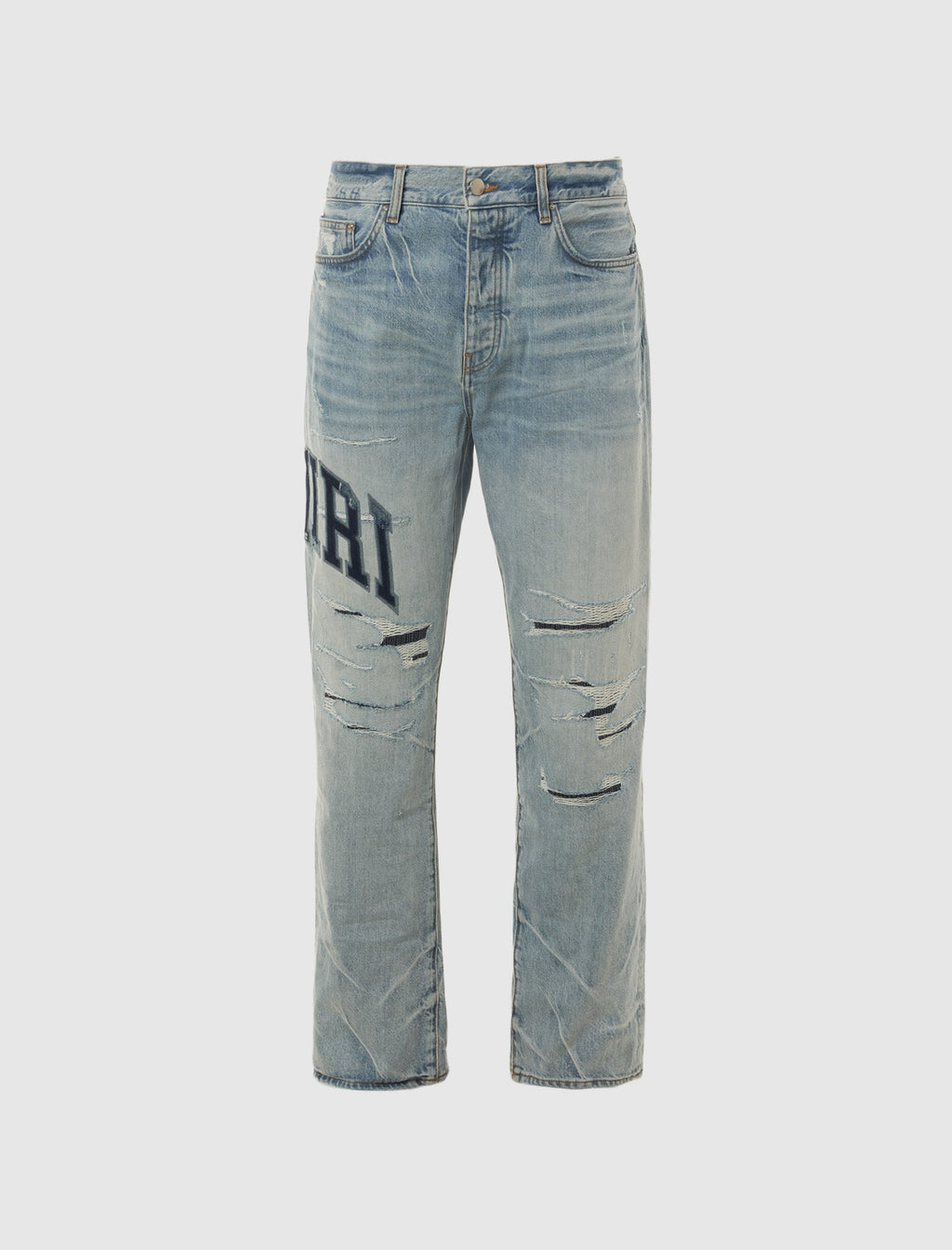 Varsty Repair Straight-Leg Jean Amiri оригінал – Купити в Україні – боковий вид