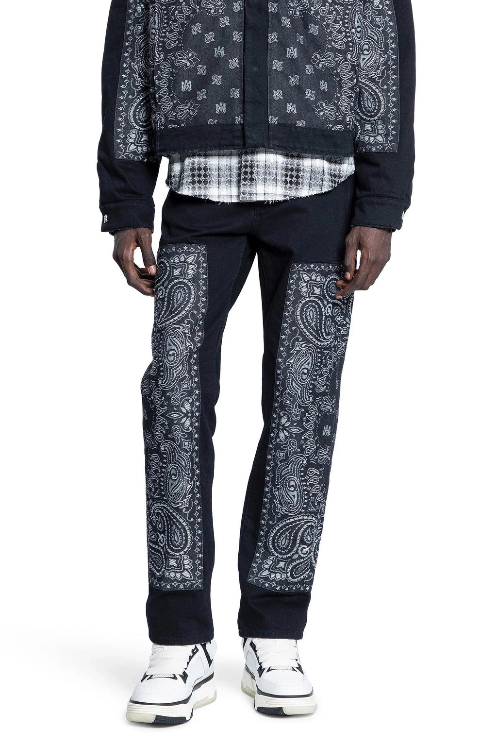 Bandana Straight Jeans Amiri оригінал – Купити в Україні – боковий вид