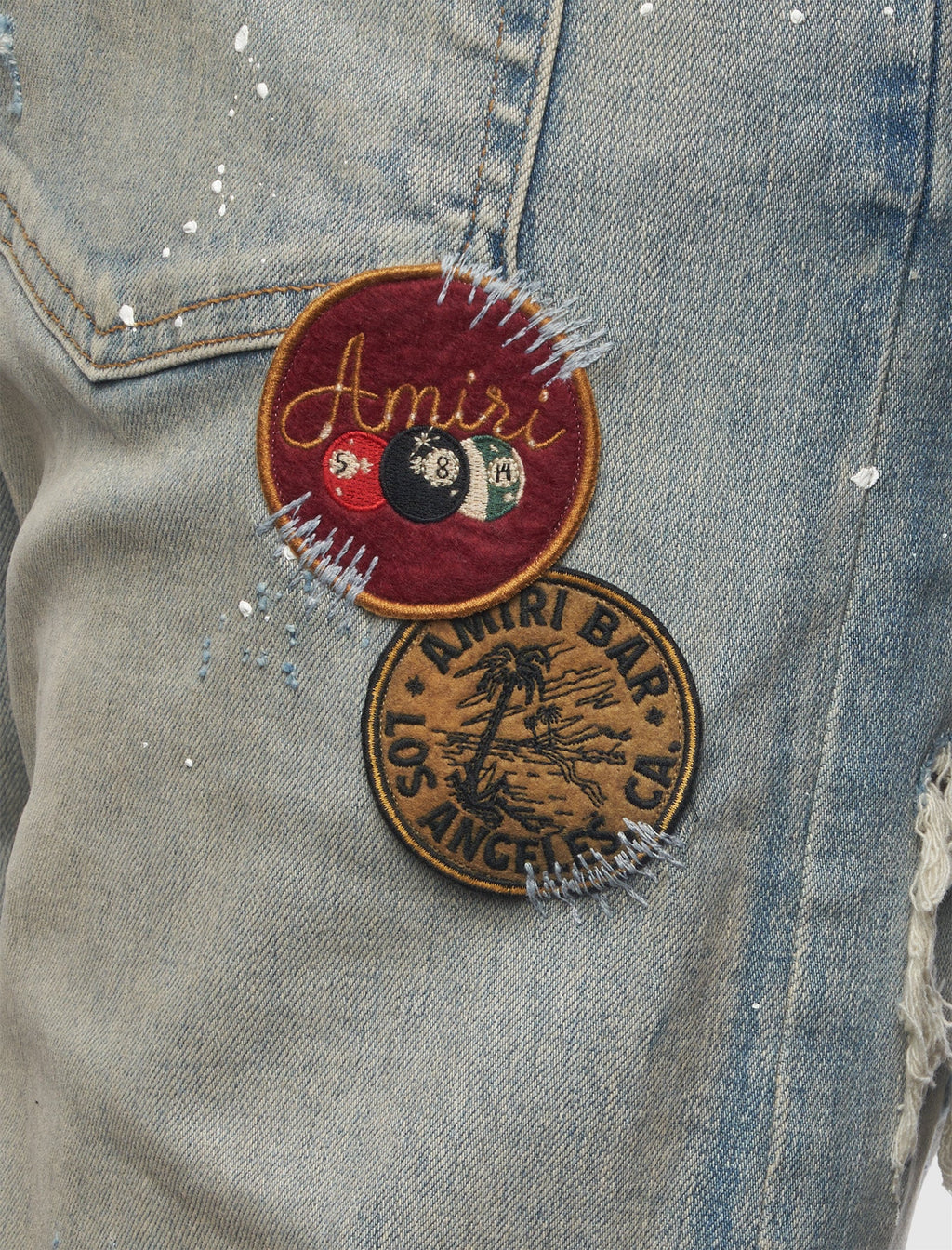 Vintage Patch Slim Jean Amiri оригінал – Купити в Україні – вид ззаду