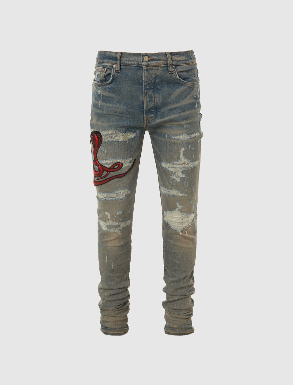 Red Snake Thrasher Jean Amiri оригінал – Купити в Україні – боковий вид