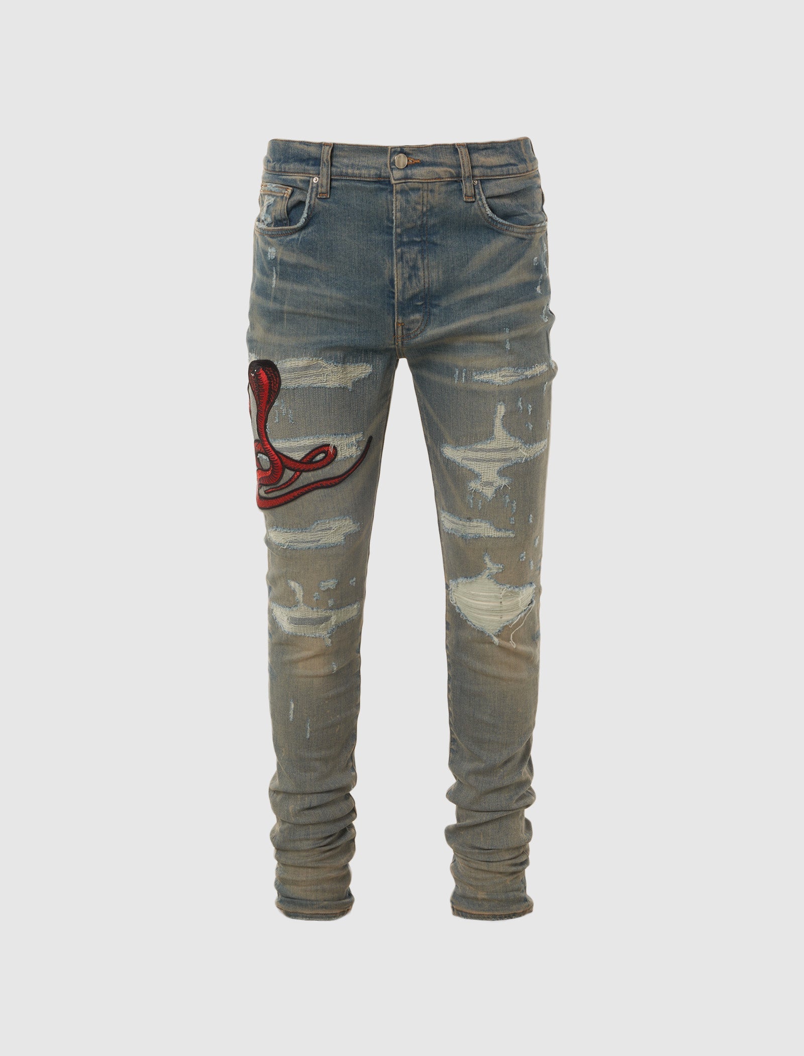 Red Snake Thrasher Jean Amiri оригінал – Купити в Україні – боковий вид