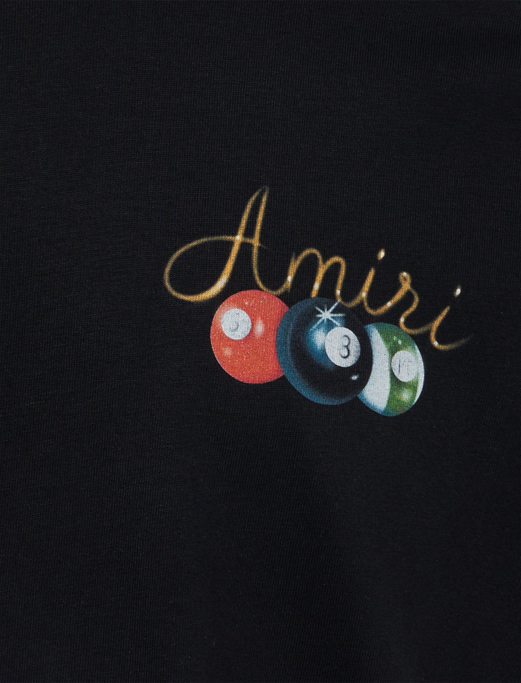 Pool Cue Tee Amiri – Гарантія оригінальності – вид ззаду