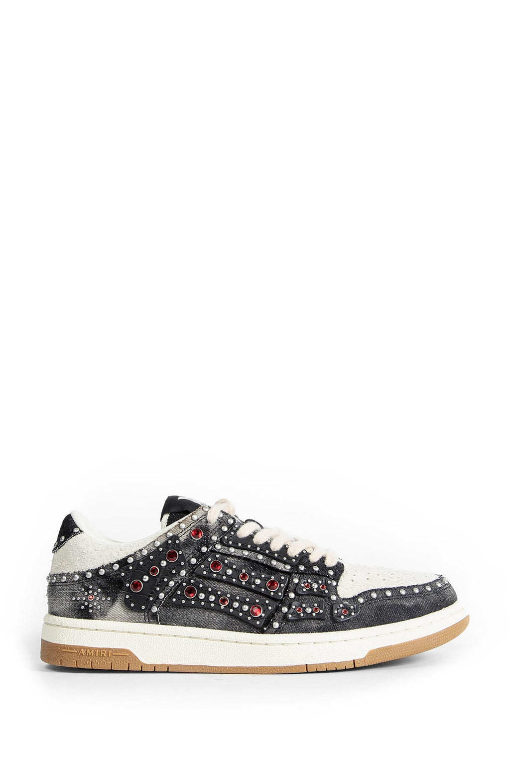Stud Skel Low Top Sneakers Amiri – Гарантія оригінальності – боковий вид