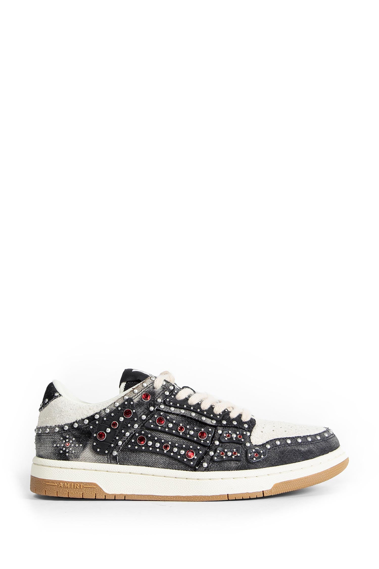 Stud Skel Low Top Sneakers Amiri – Гарантія оригінальності – боковий вид