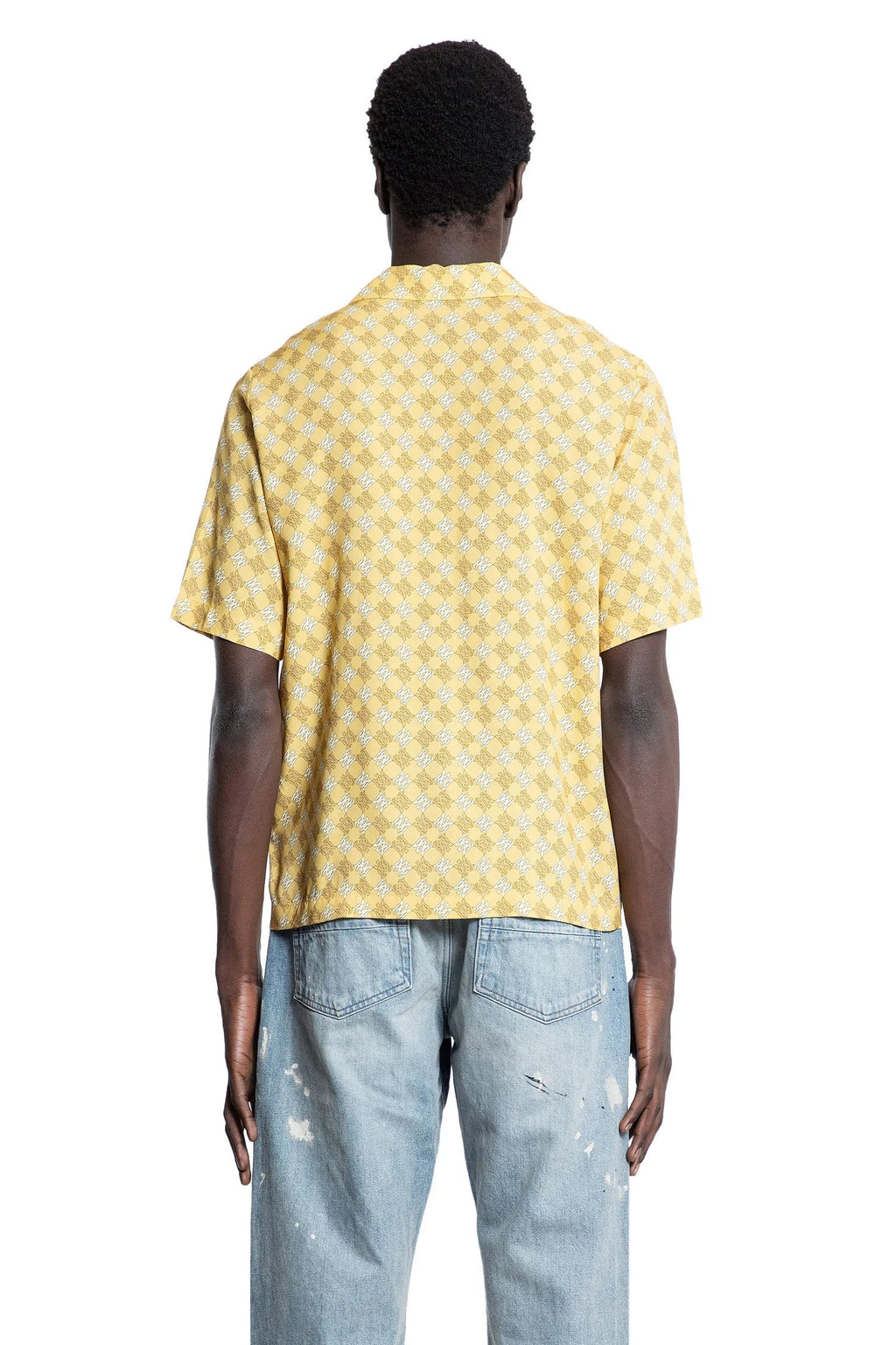 Man Yellow Shirts Amiri – Гарантія оригінальності – детальний вид