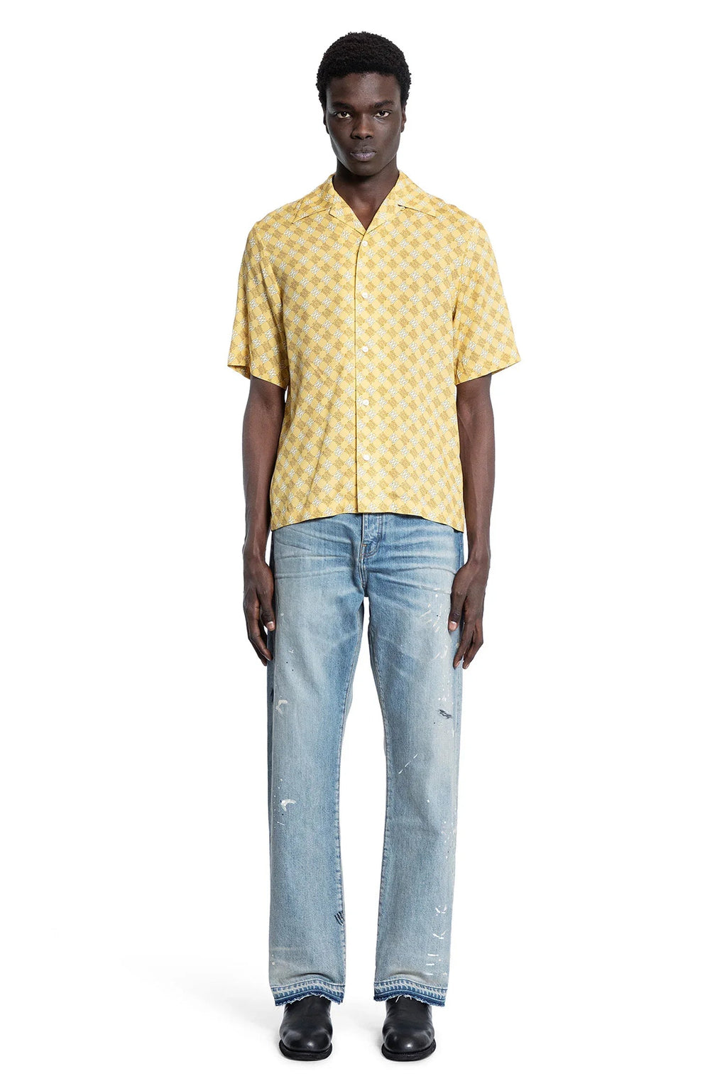 Man Yellow Shirts Amiri – Гарантія оригінальності – збільшений вид
