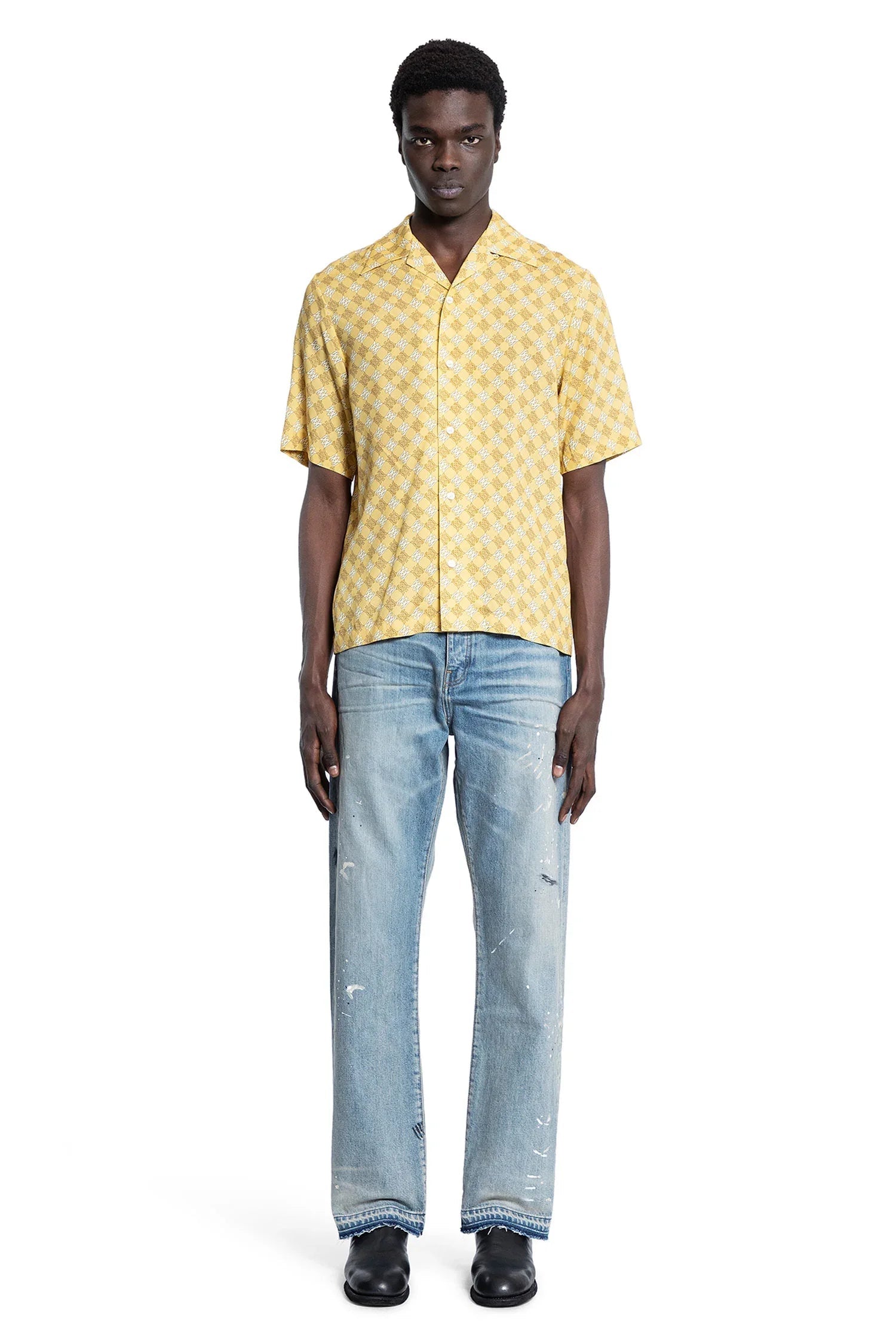 Man Yellow Shirts Amiri – Гарантія оригінальності – збільшений вид