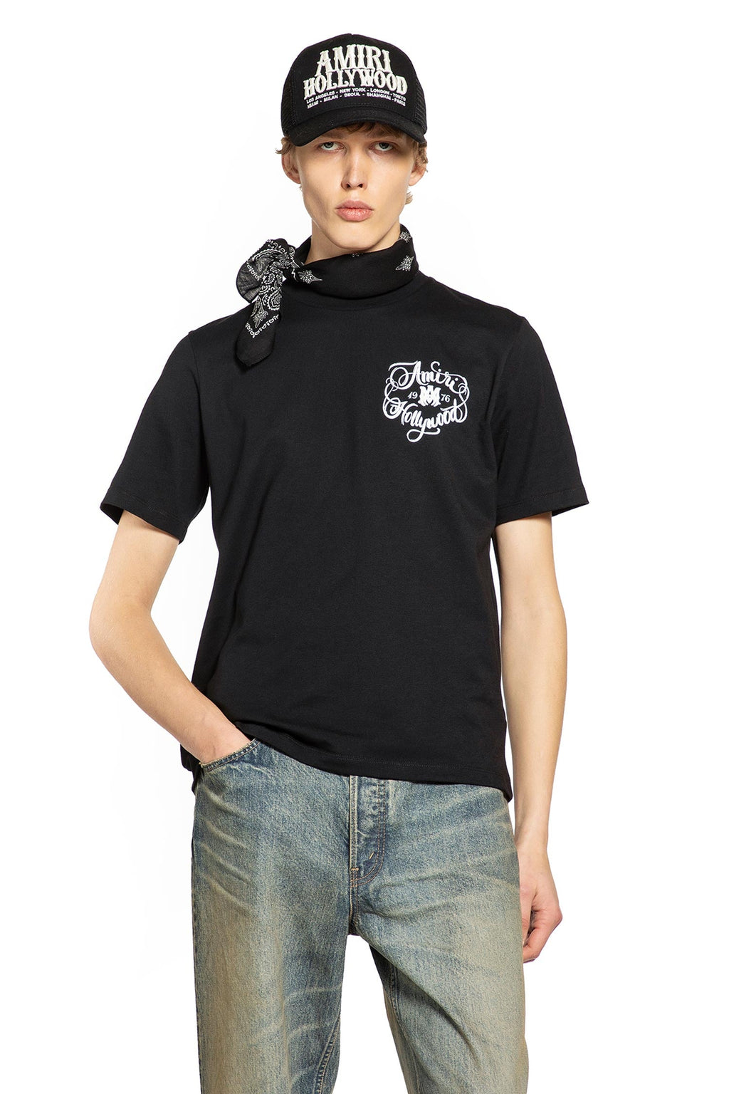 Hollywood Tee Amiri оригінал – Купити в Україні – боковий вид