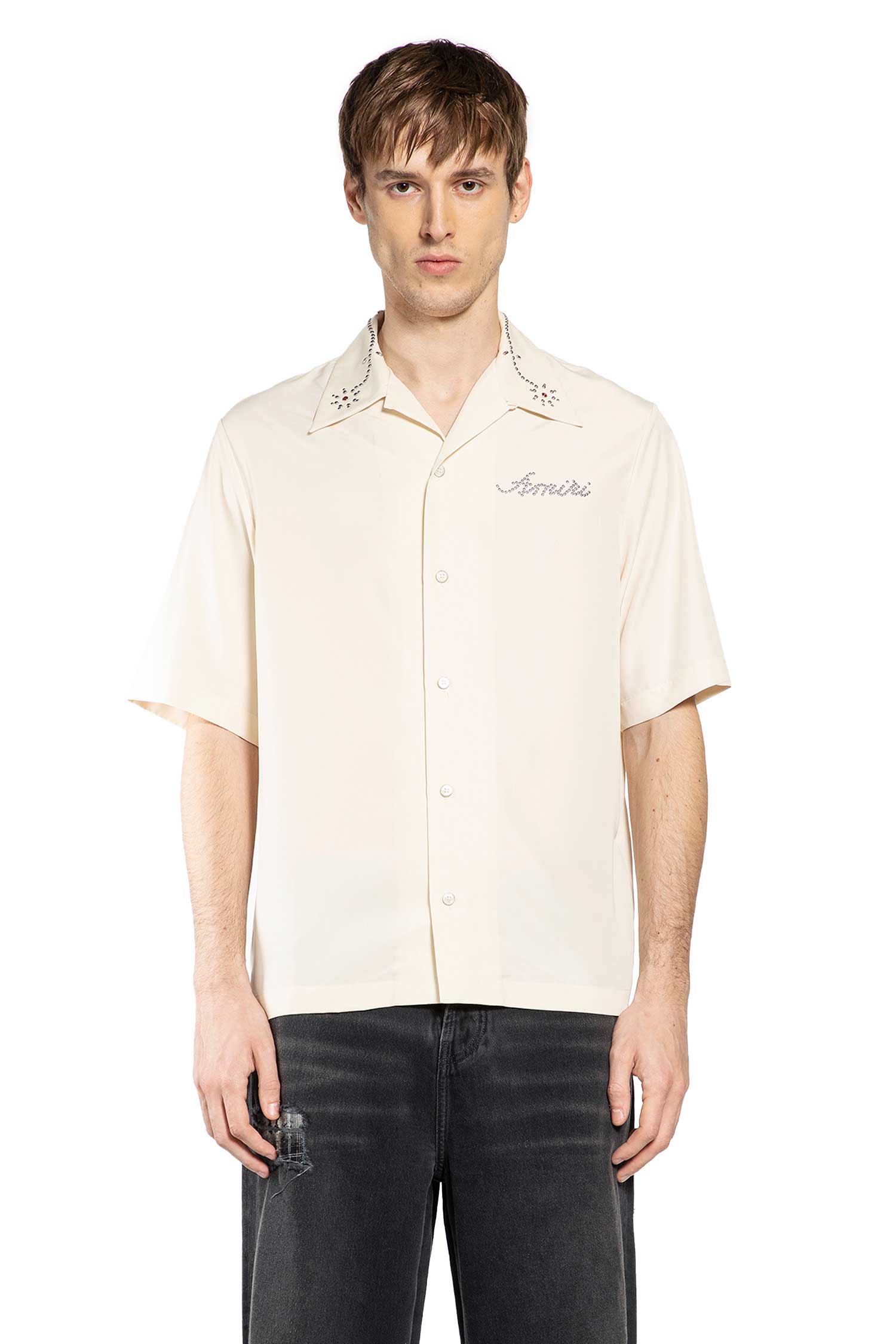 Stud Camp Shirt Amiri – Гарантія оригінальності – боковий вид