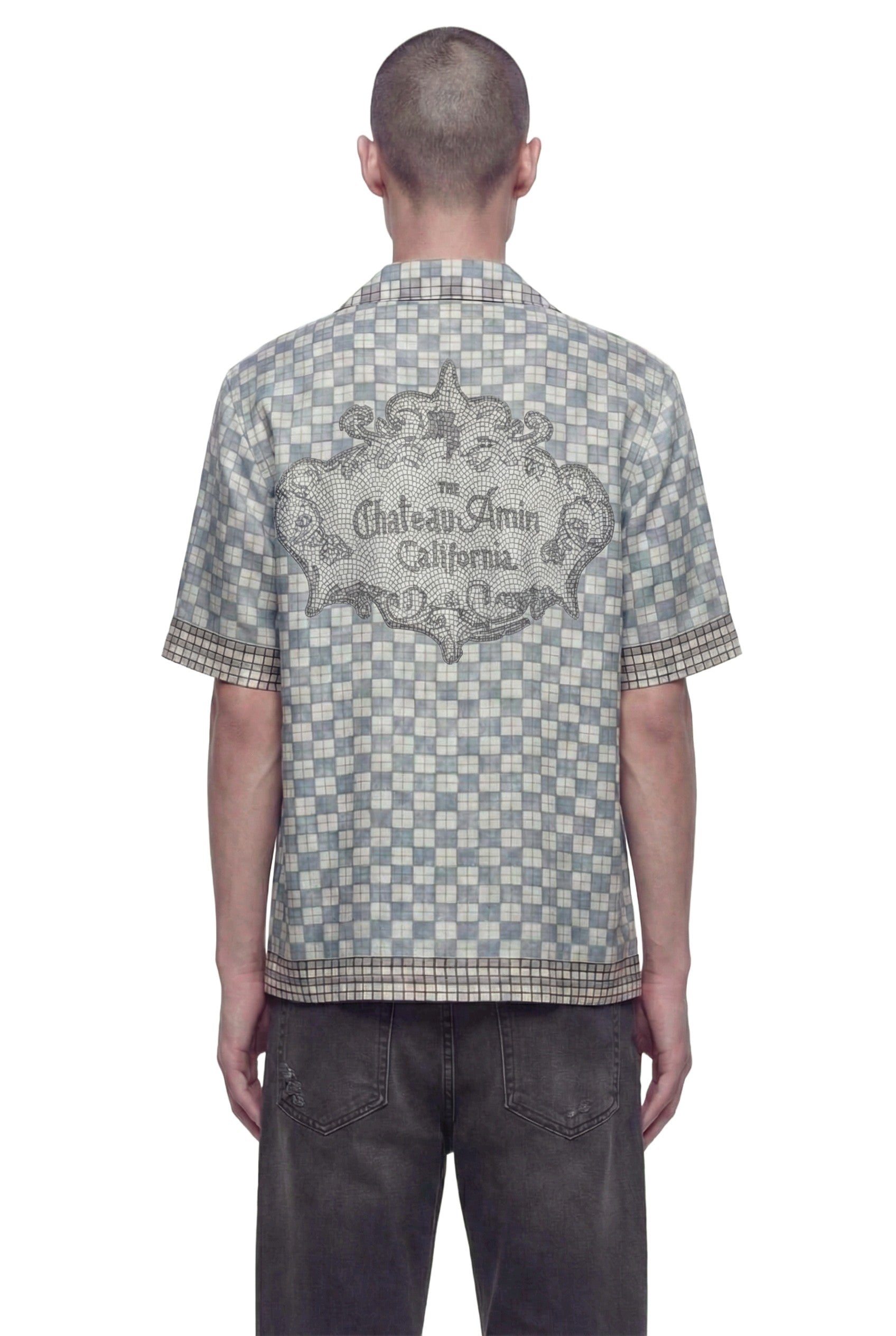 Оригінальна Ma Checkered Bowling Shirt Amiri – збільшений вид