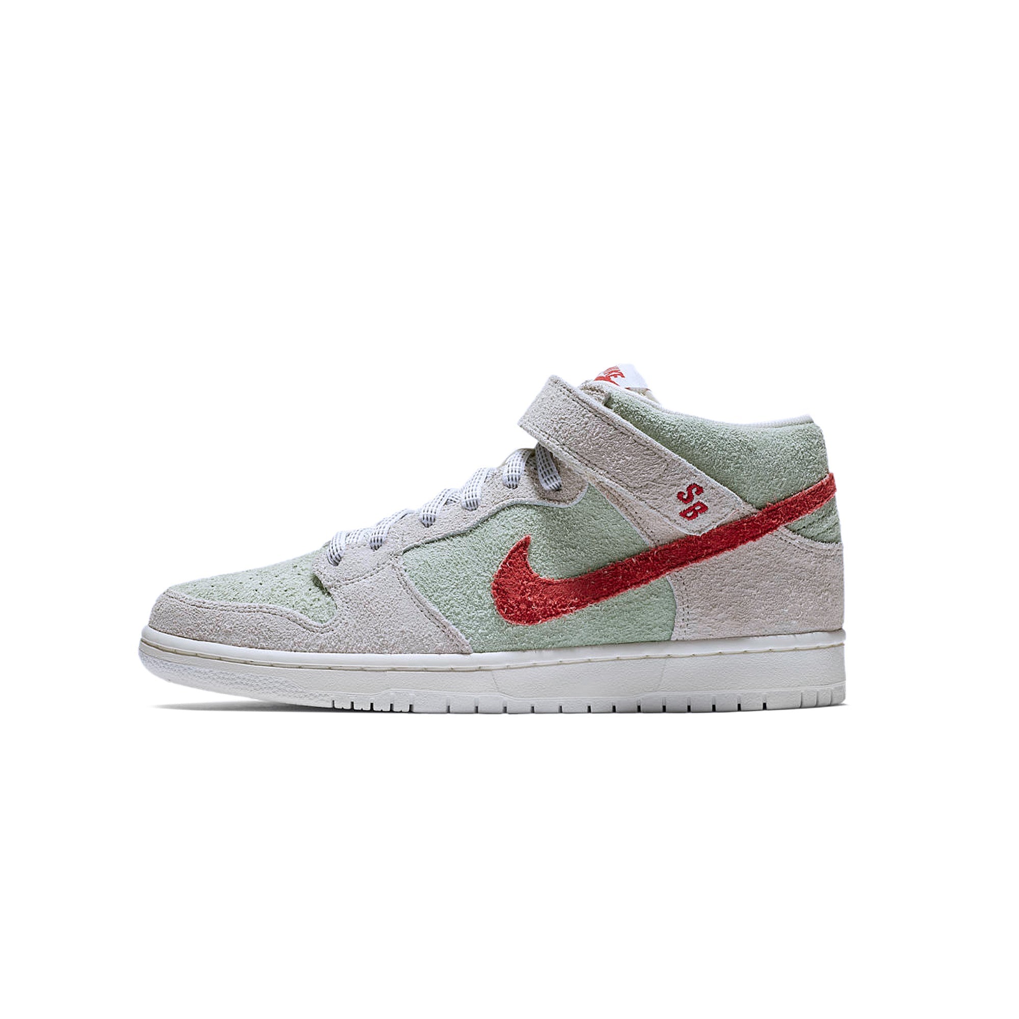 Оригінальна Dunk MID Pro White Widow [aq2207 163] Nike – боковий вид
