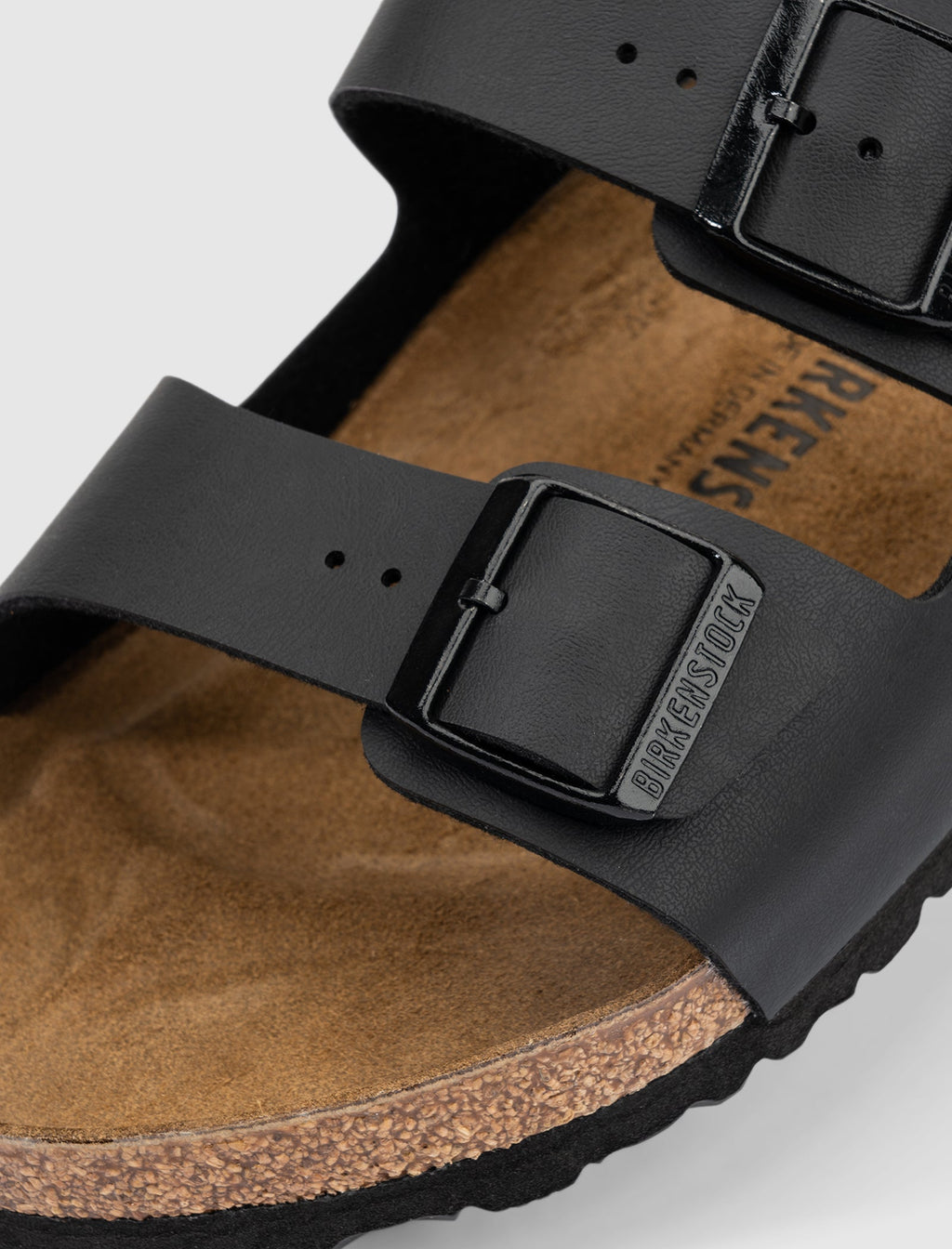 Arizona Birko Flor Black Birkenstock оригінал – Купити в Україні – вид ззаду