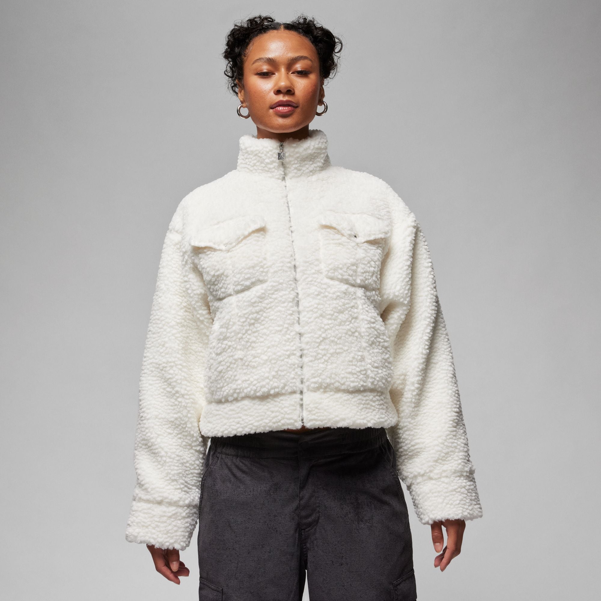 Womens Fleece Jacket Air jordan – Гарантія оригінальності – вид ззаду