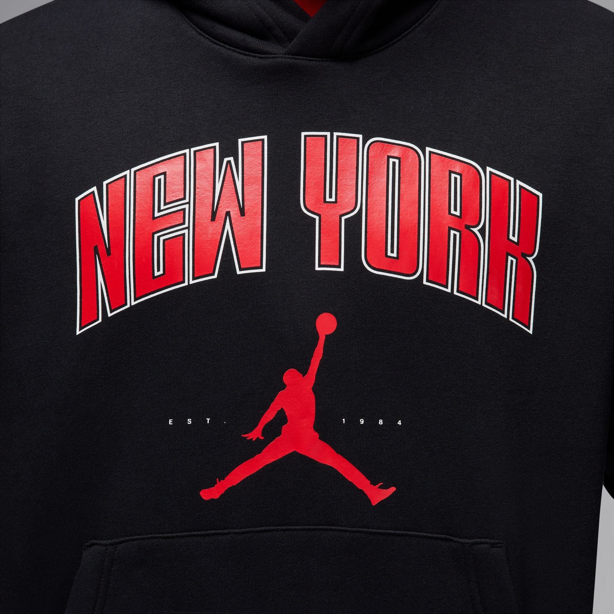 Mens New York Fleece Pullover Hoodie AIR JORDAN – Гарантія оригінальності – збільшений вид