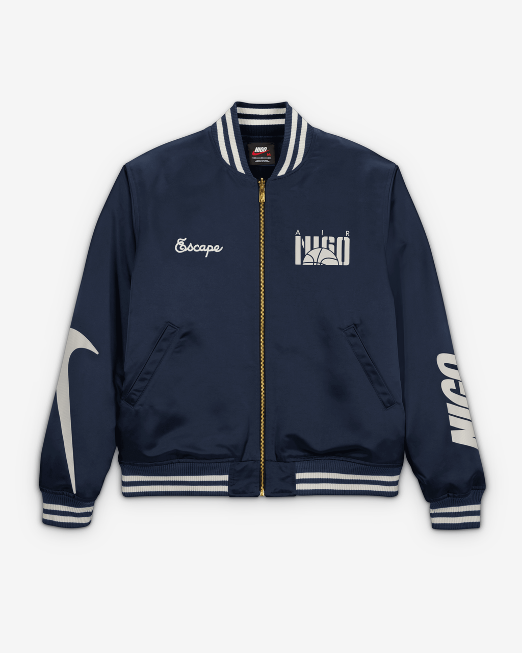 Mens Nigo Reversible Coach Jacket Nike – Гарантія оригінальності – боковий вид